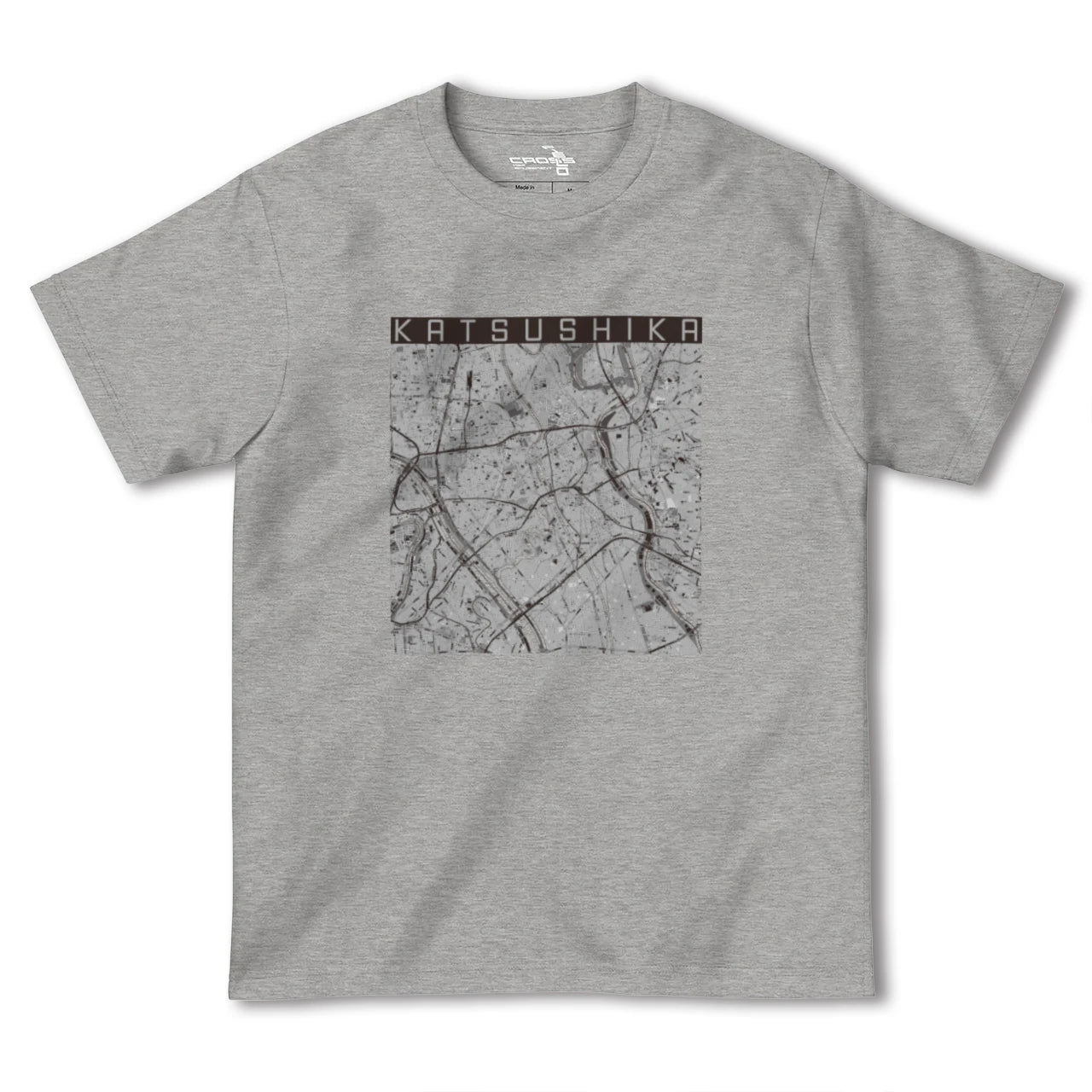 【葛飾(東京都)】地図柄ヘビーウェイトTシャツ