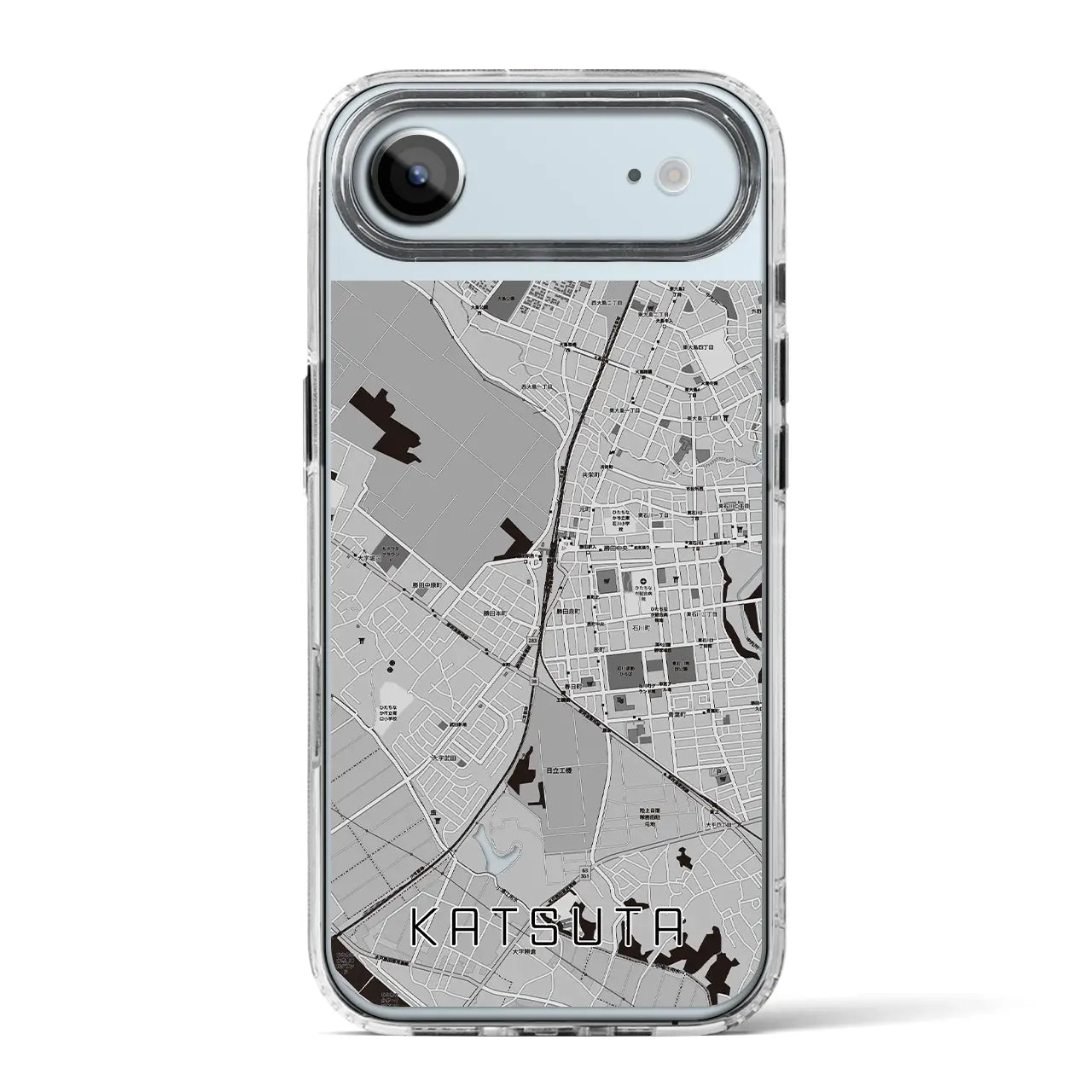 【勝田(茨城県)】地図柄iPhoneケース(MagSafeタイプ)