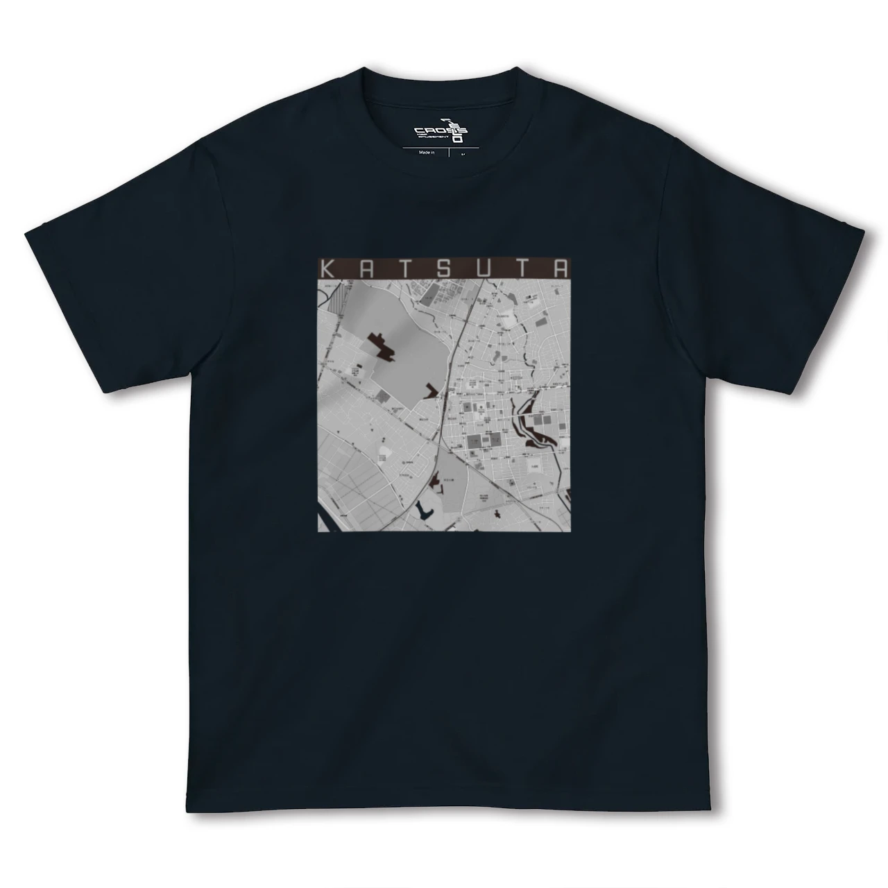 【勝田(茨城県)】地図柄ヘビーウェイトTシャツ