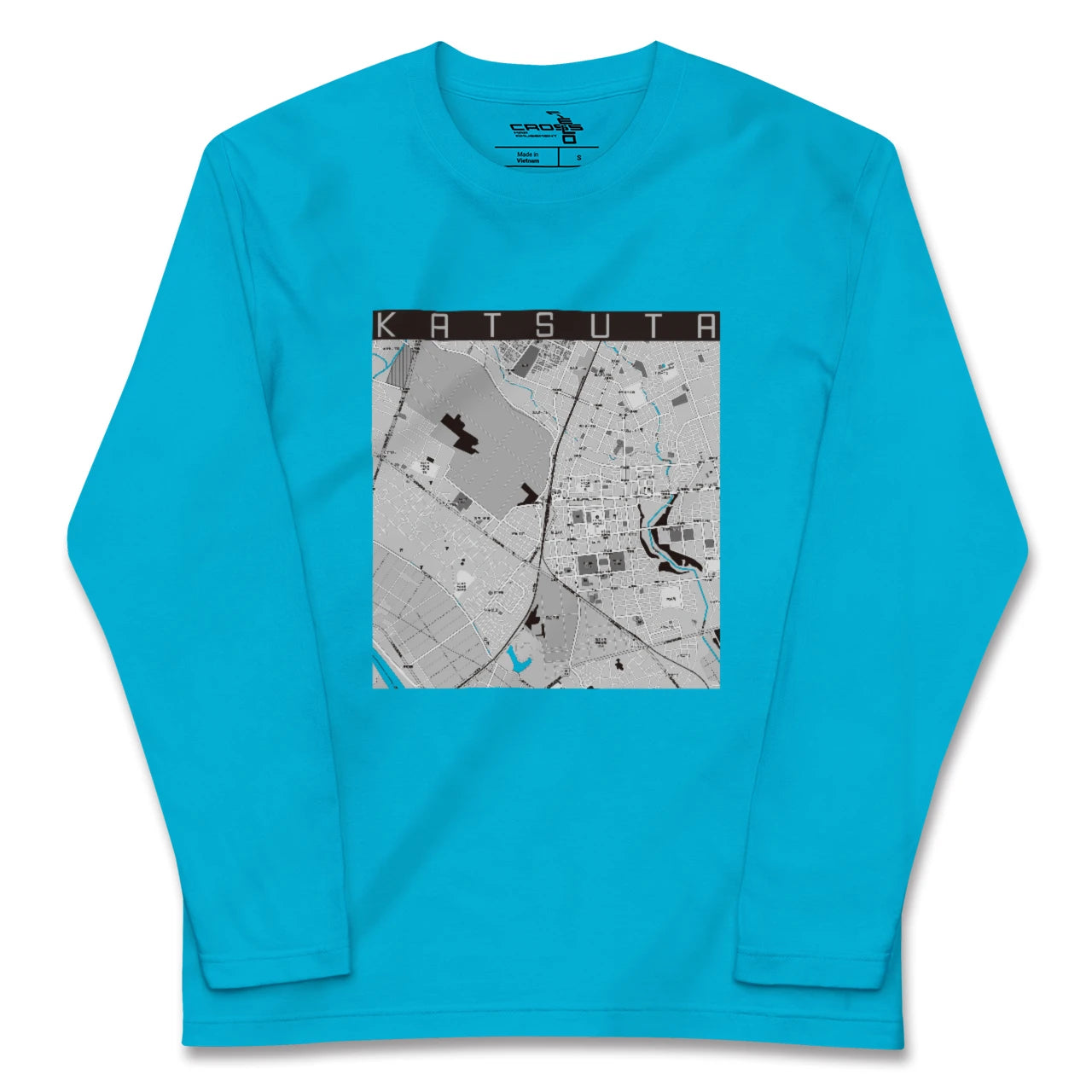 【勝田(茨城県)】地図柄ロングスリーブTシャツ