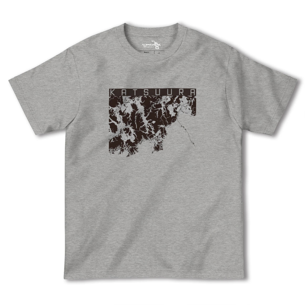 【勝浦(千葉県)】地図柄ヘビーウェイトTシャツ