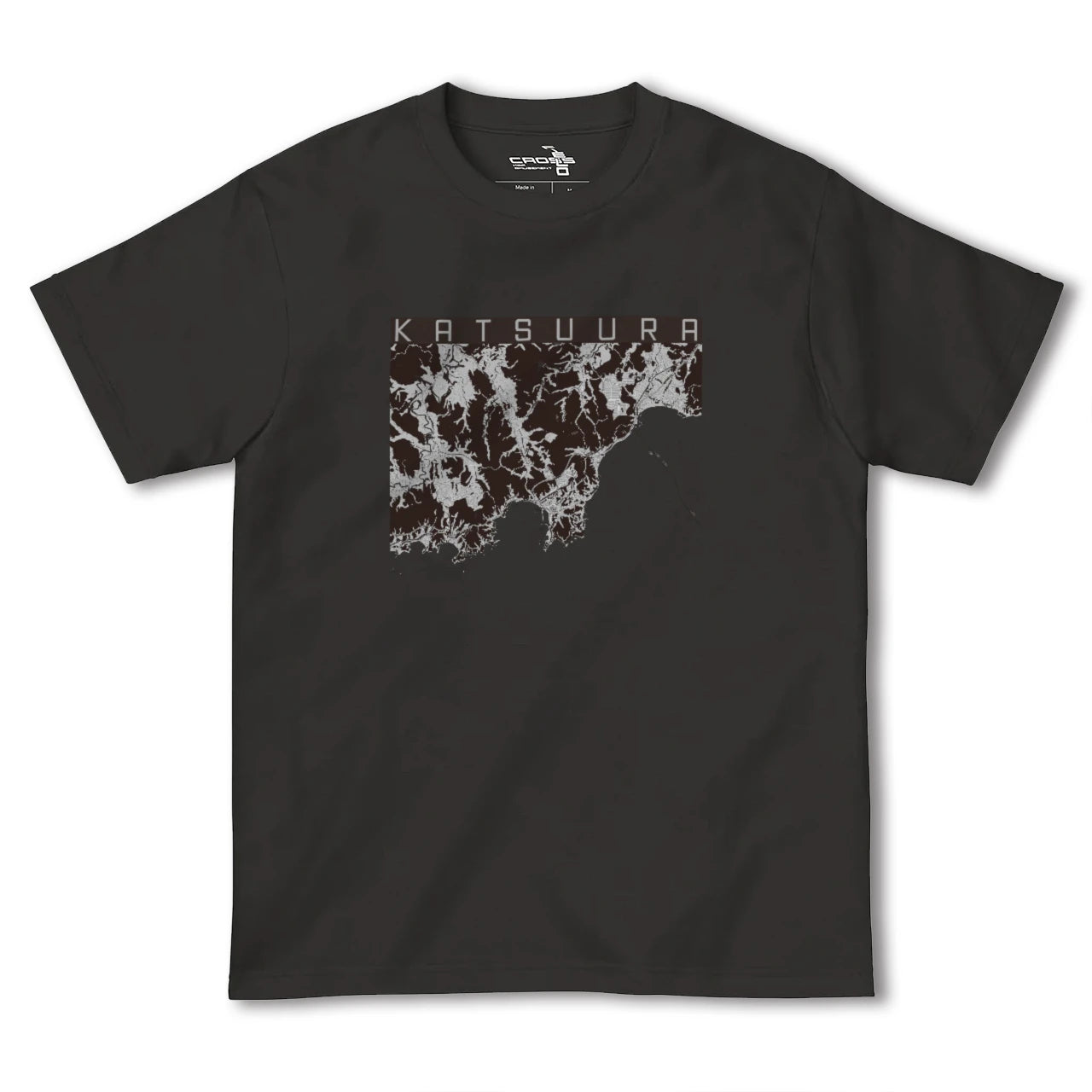 【勝浦(千葉県)】地図柄ヘビーウェイトTシャツ