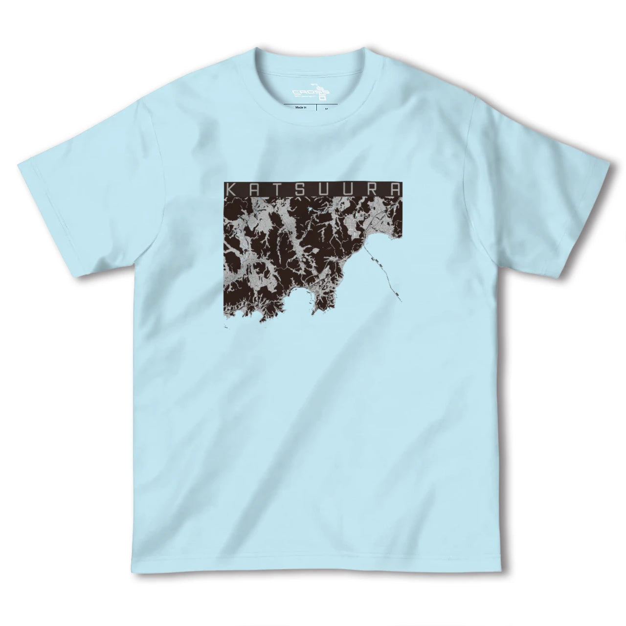 【勝浦(千葉県)】地図柄ヘビーウェイトTシャツ