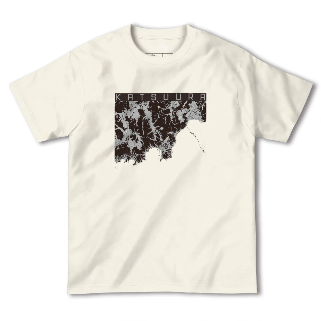 【勝浦(千葉県)】地図柄ヘビーウェイトTシャツ