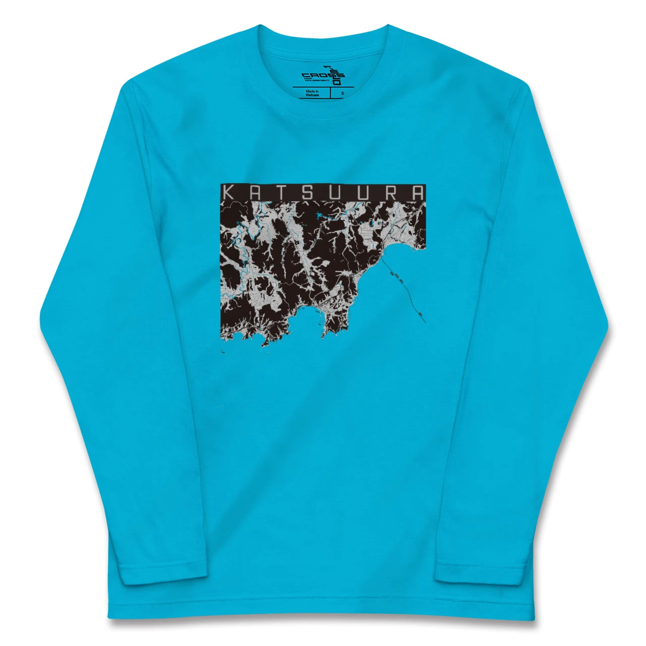 【勝浦(千葉県)】地図柄ロングスリーブTシャツ
