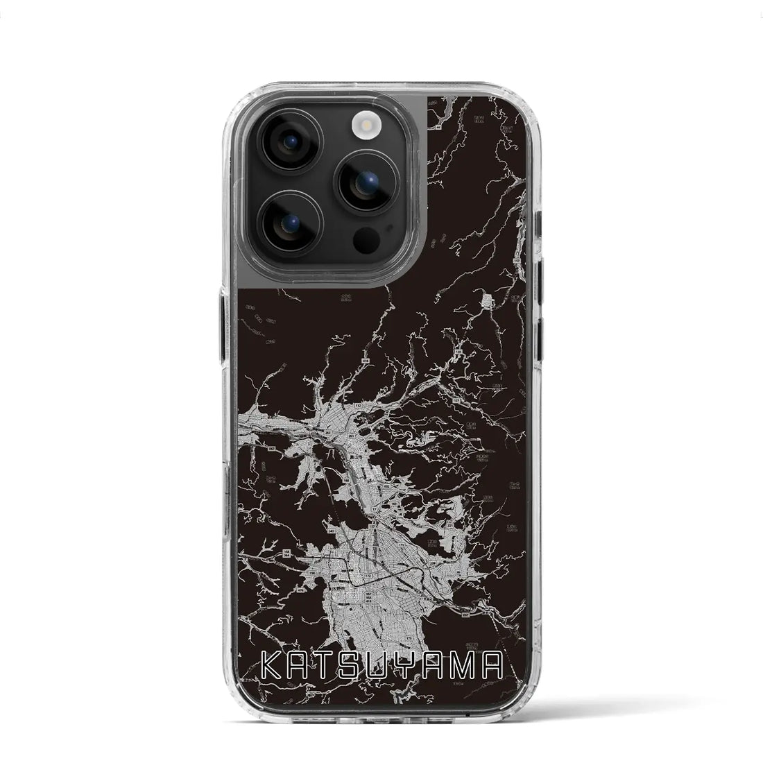 【勝山(福井県)】地図柄iPhoneケース(MagSafeタイプ)