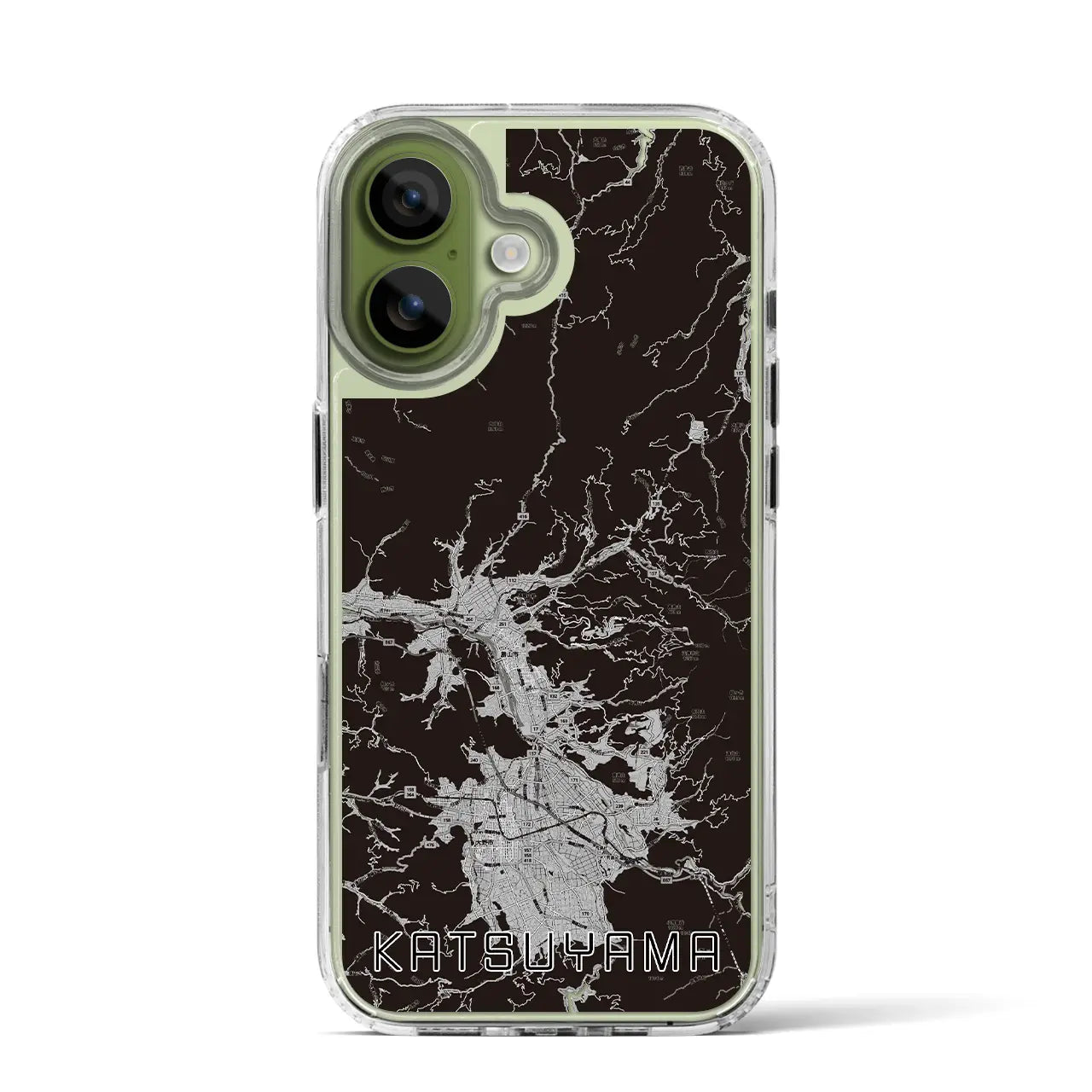 【勝山(福井県)】地図柄iPhoneケース(MagSafeタイプ)