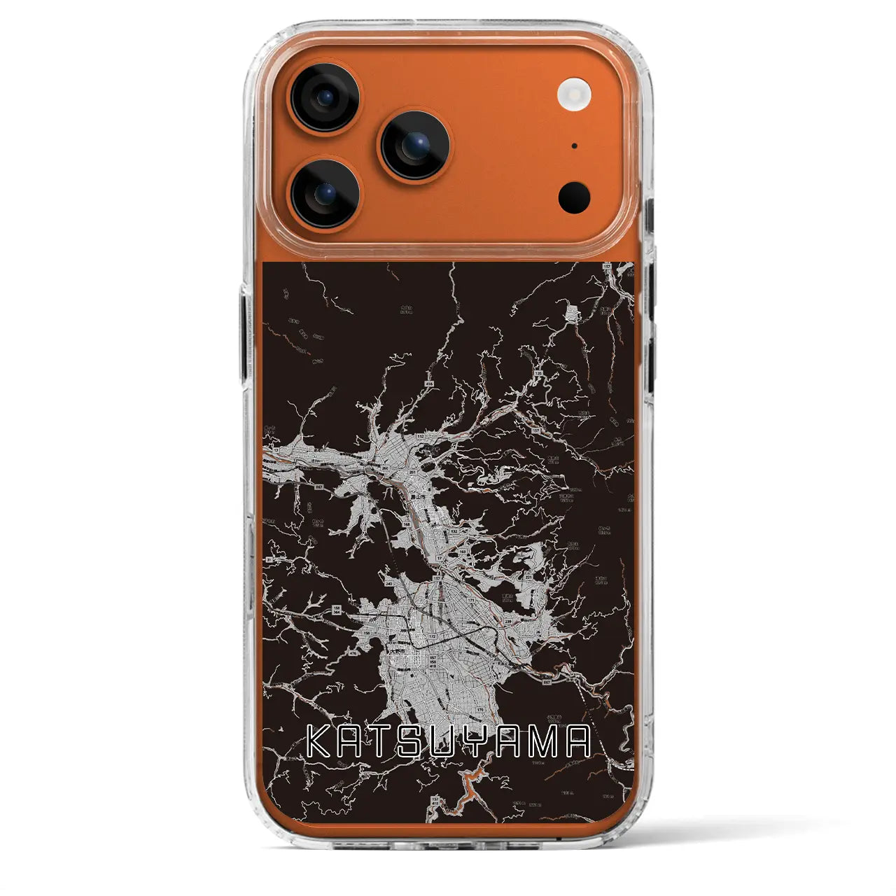 【勝山(福井県)】地図柄iPhoneケース(MagSafeタイプ)