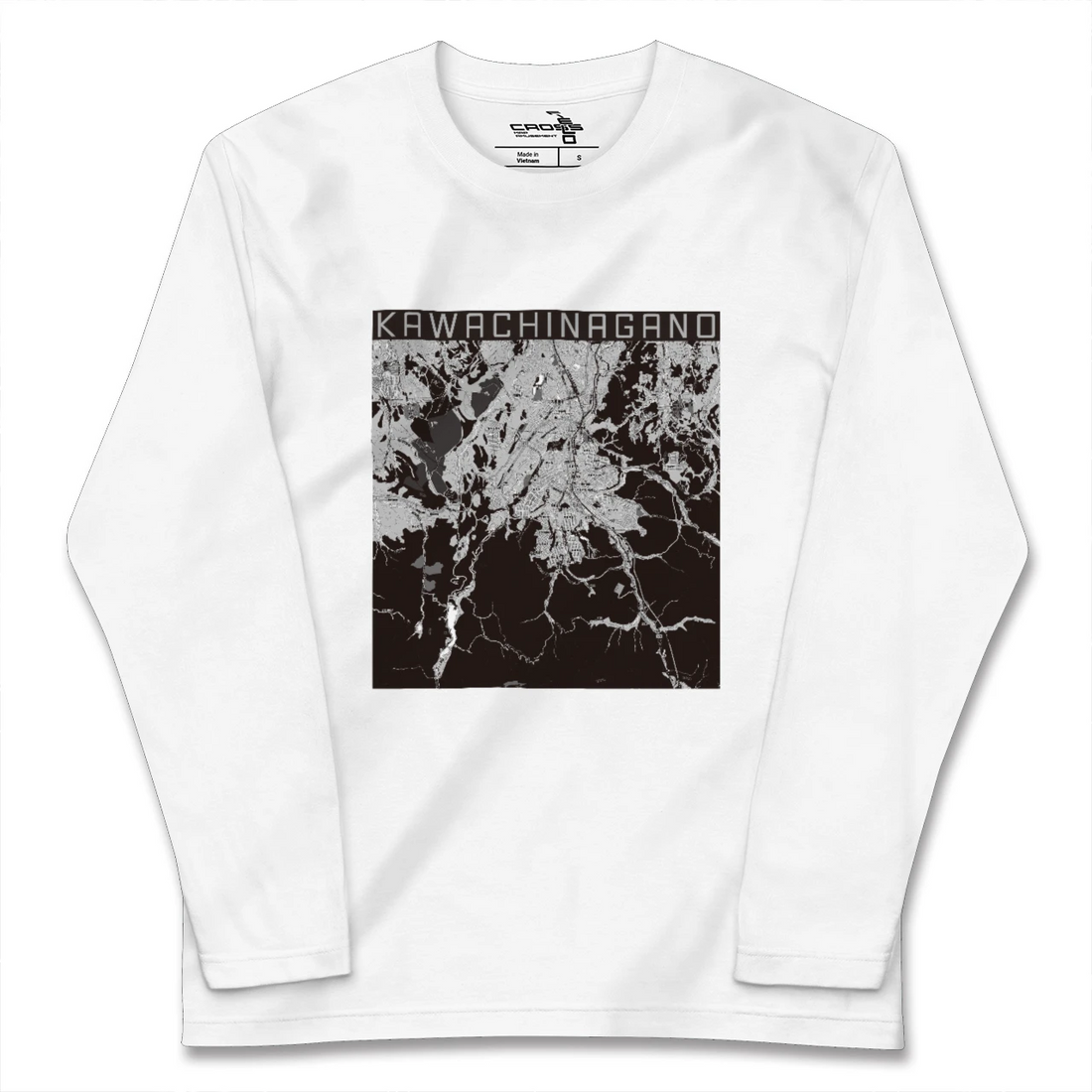 【河内長野(大阪府)】地図柄ロングスリーブTシャツ