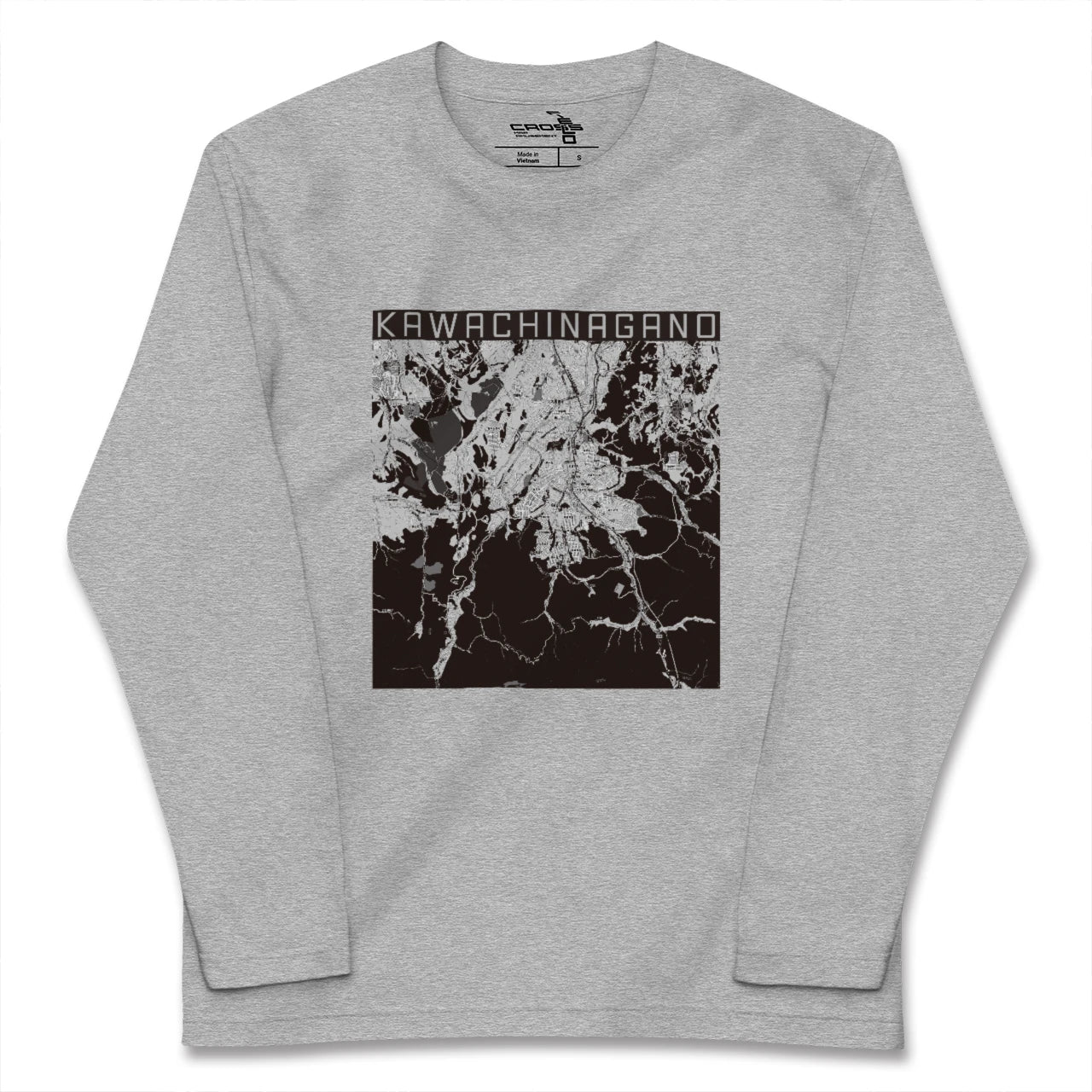 【河内長野(大阪府)】地図柄ロングスリーブTシャツ