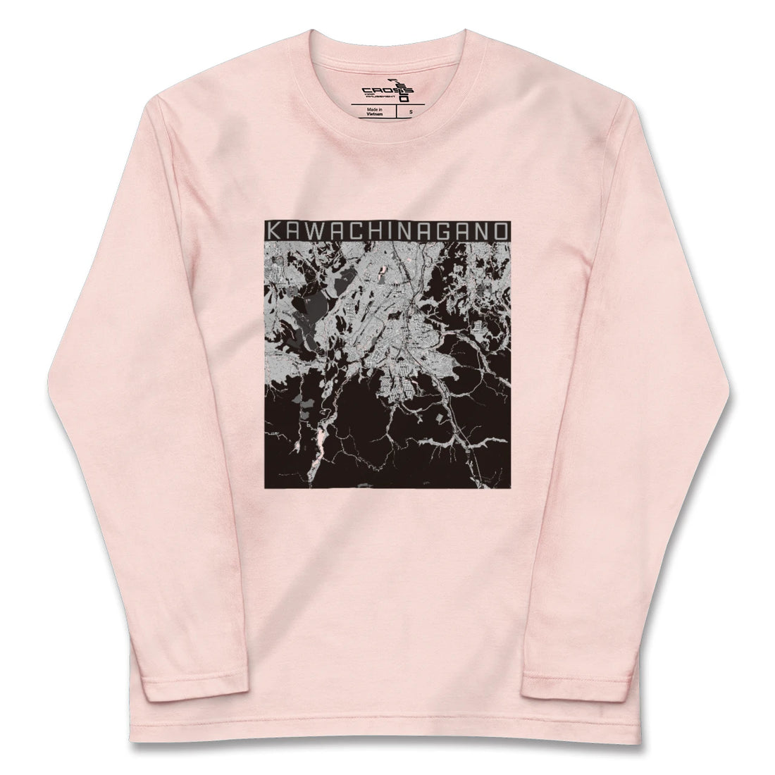 【河内長野(大阪府)】地図柄ロングスリーブTシャツ