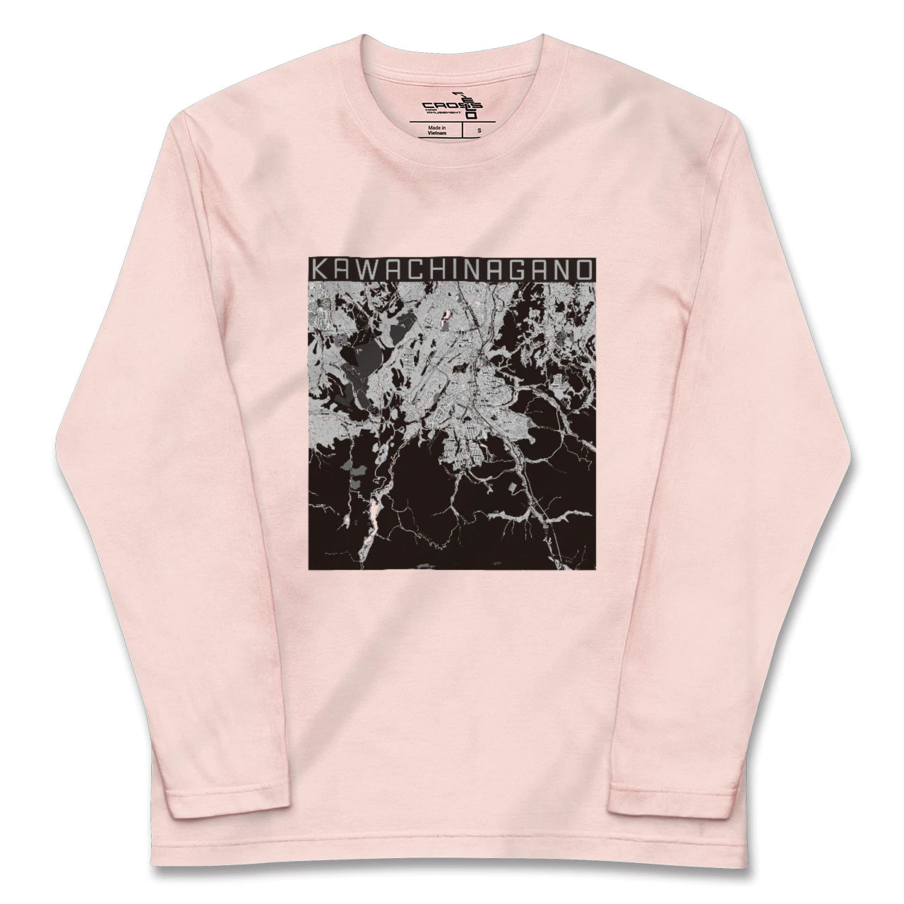 【河内長野(大阪府)】地図柄ロングスリーブTシャツ