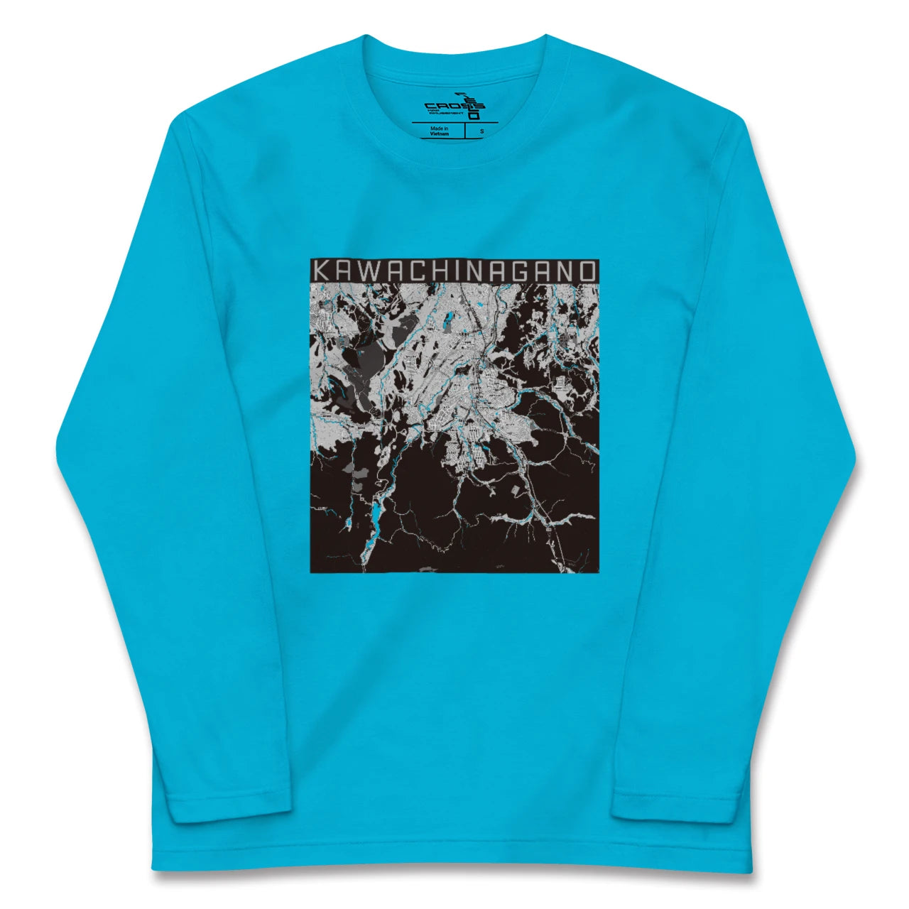 【河内長野(大阪府)】地図柄ロングスリーブTシャツ