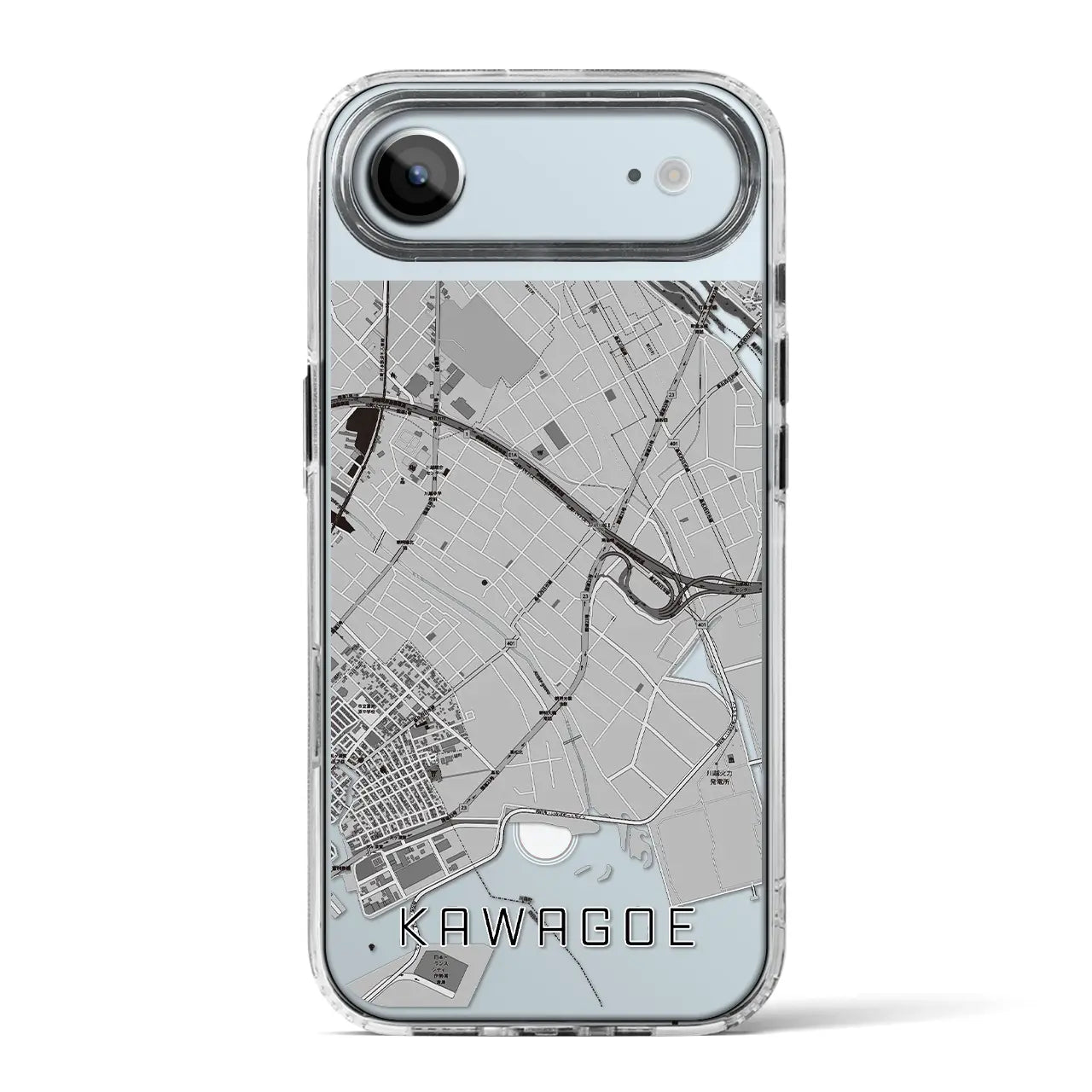 【川越(三重県)】地図柄iPhoneケース(MagSafeタイプ)