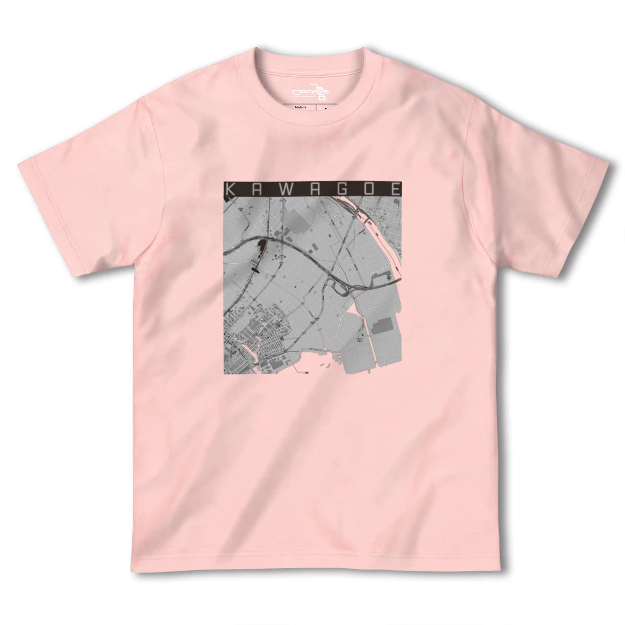 【川越(三重県)(三重県)】地図柄ヘビーウェイトTシャツ