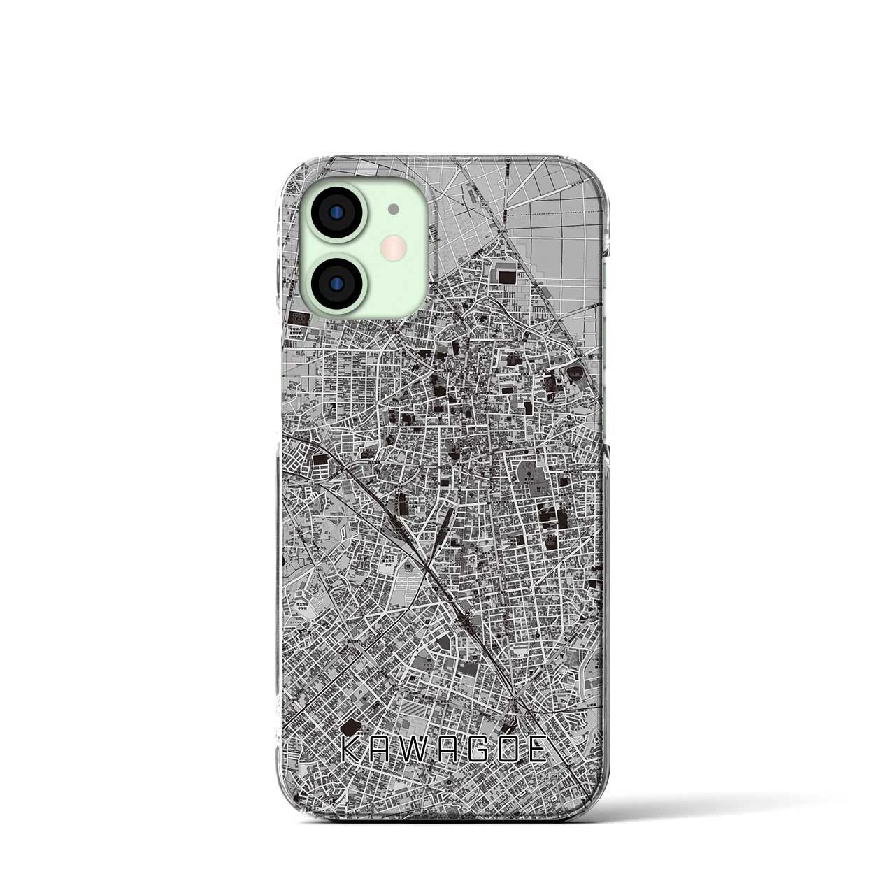 【川越(埼玉県)】地図柄iPhoneケース(クリアタイプ)