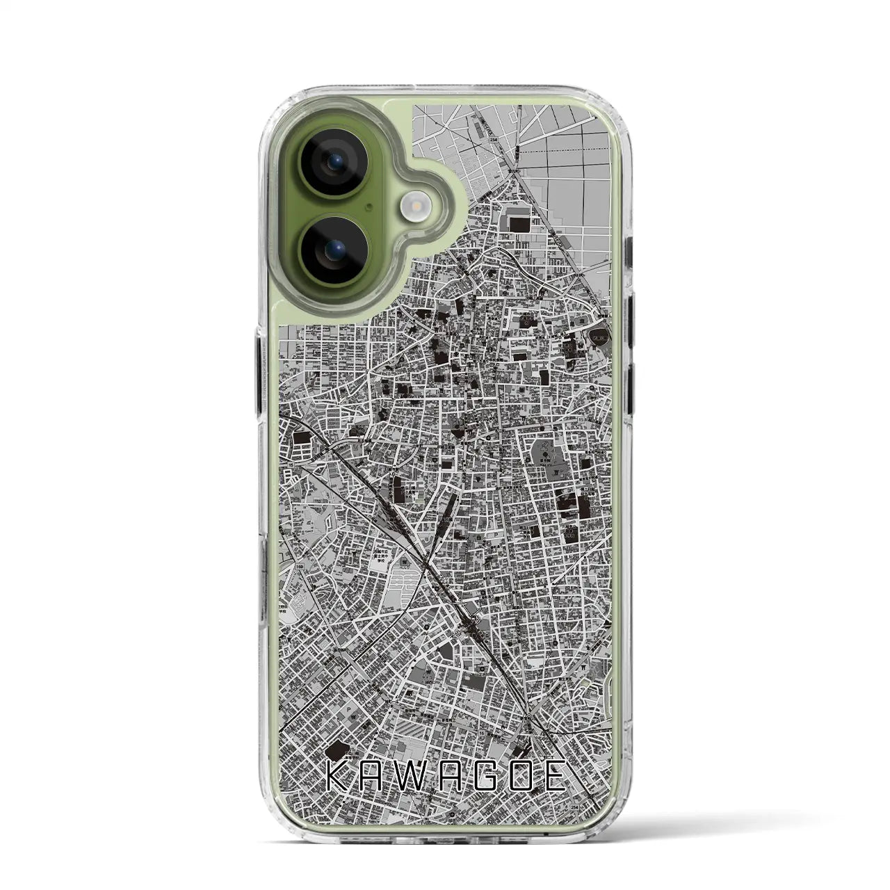 【川越(埼玉県)】地図柄iPhoneケース(MagSafeタイプ)