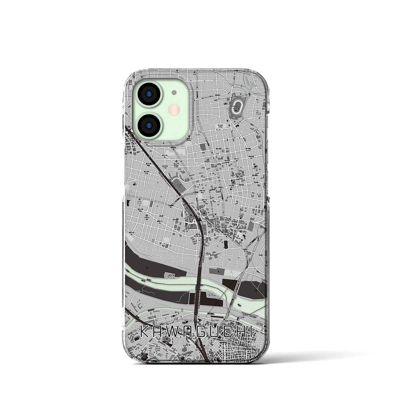 【川口(埼玉県)】地図柄iPhoneケース(クリアタイプ)