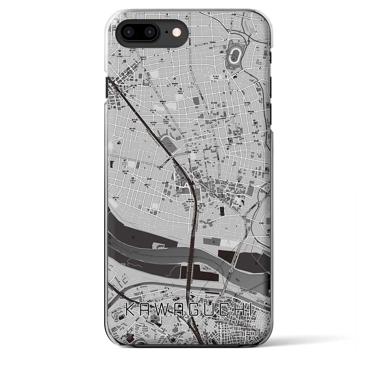 【川口(埼玉県)】地図柄iPhoneケース(クリアタイプ)