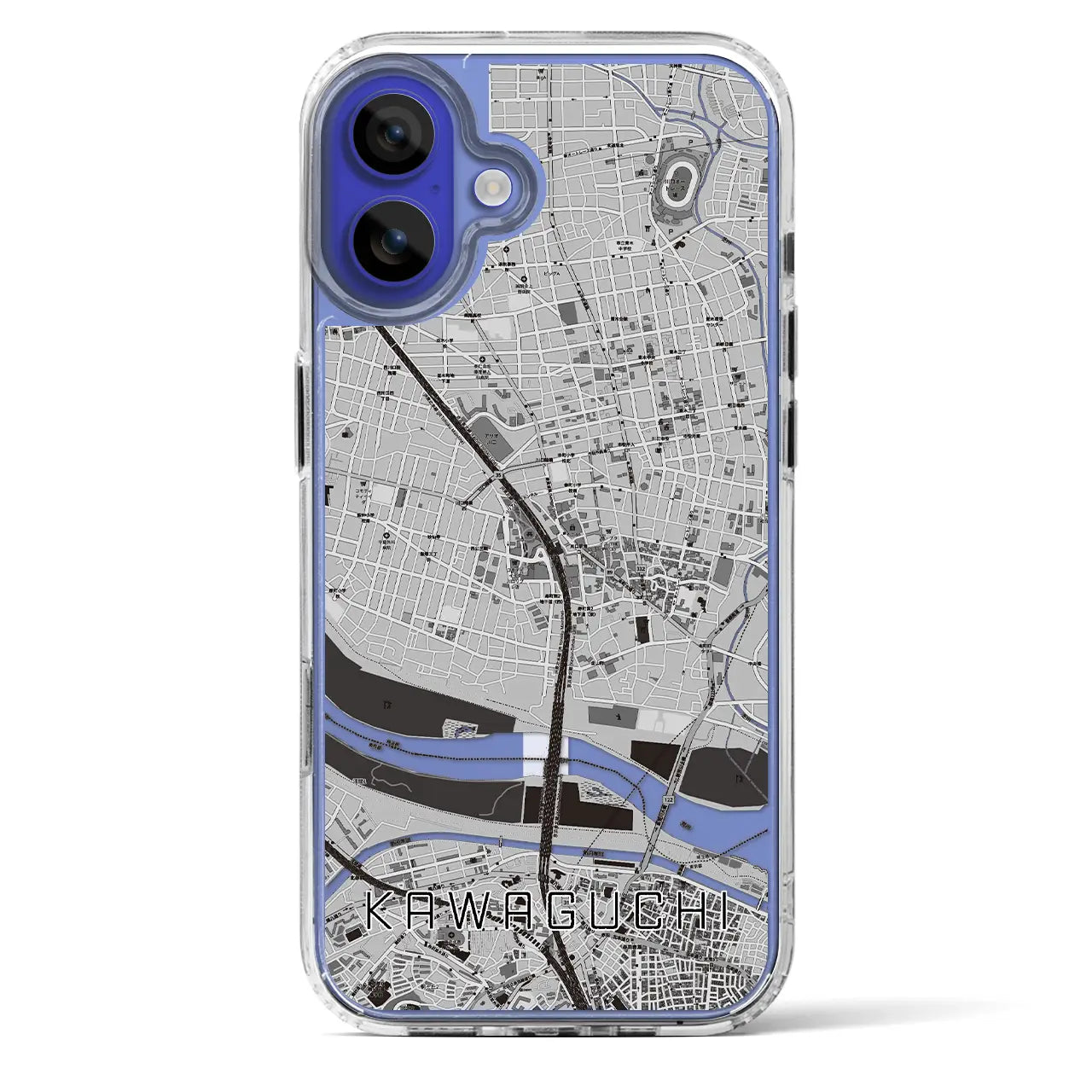 【川口(埼玉県)】地図柄iPhoneケース(MagSafeタイプ)