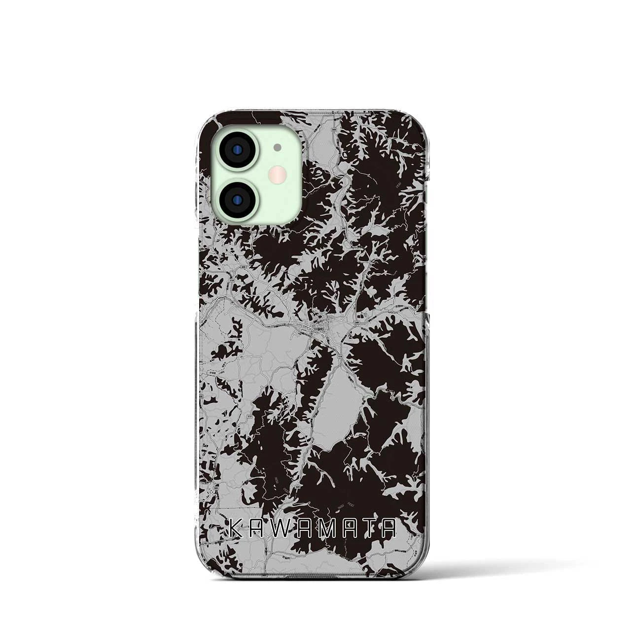 【川俣(福島県)】地図柄iPhoneケース(クリアタイプ)