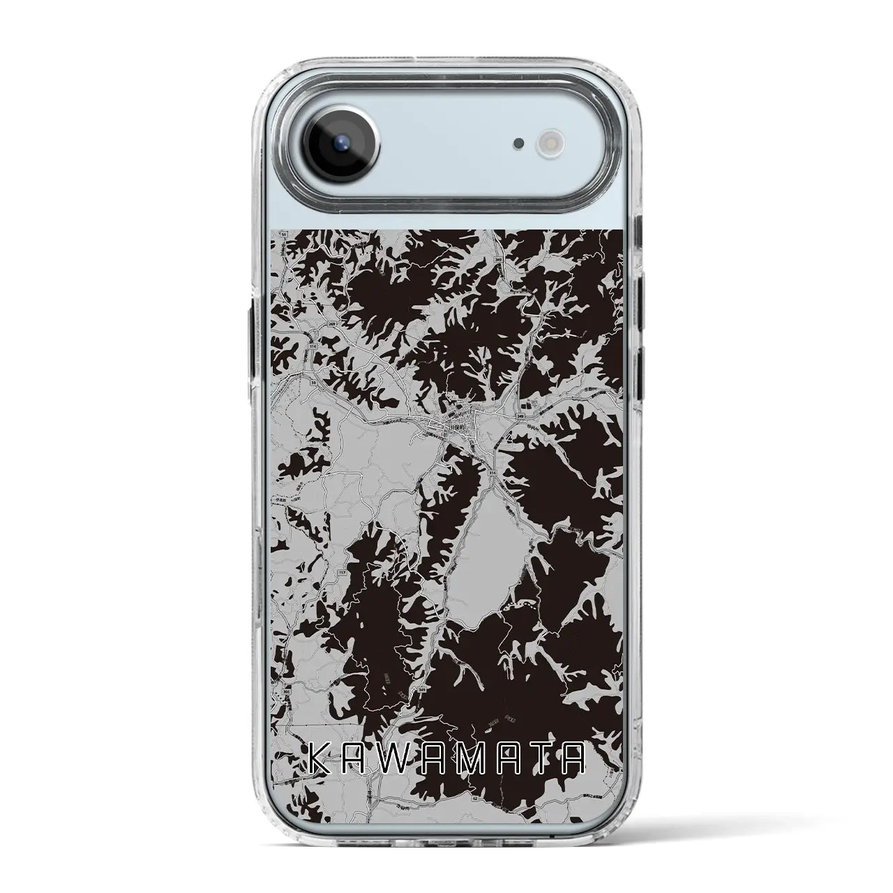 【川俣(福島県)】地図柄iPhoneケース(MagSafeタイプ)