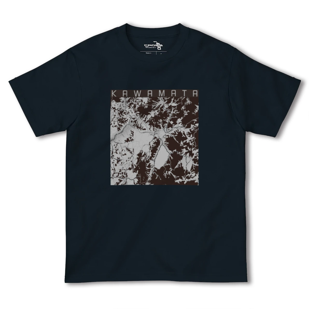 【川俣(福島県)】地図柄ヘビーウェイトTシャツ