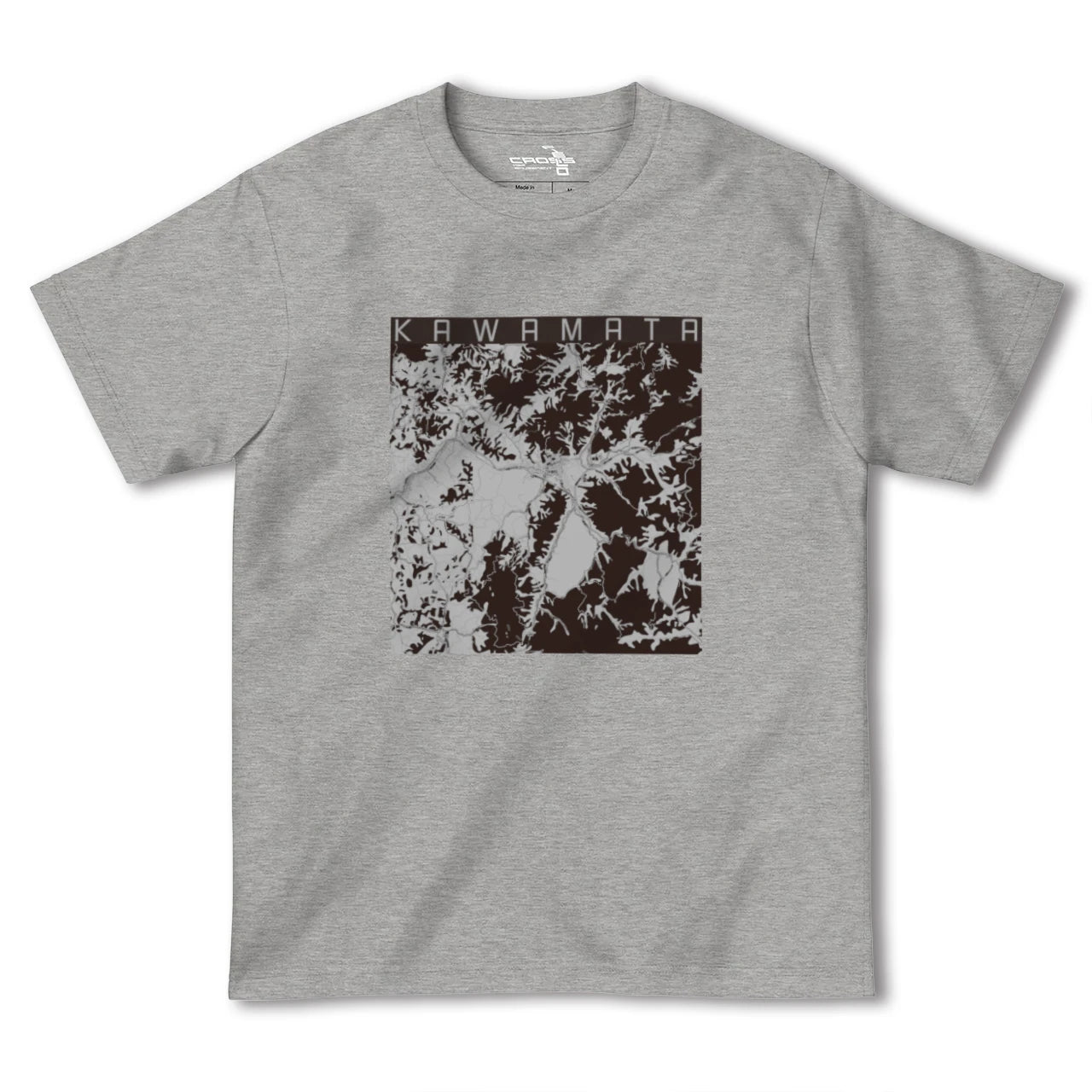 【川俣(福島県)】地図柄ヘビーウェイトTシャツ