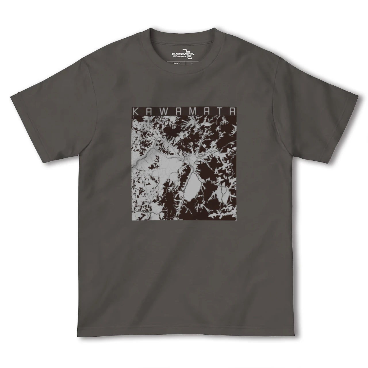 【川俣(福島県)】地図柄ヘビーウェイトTシャツ