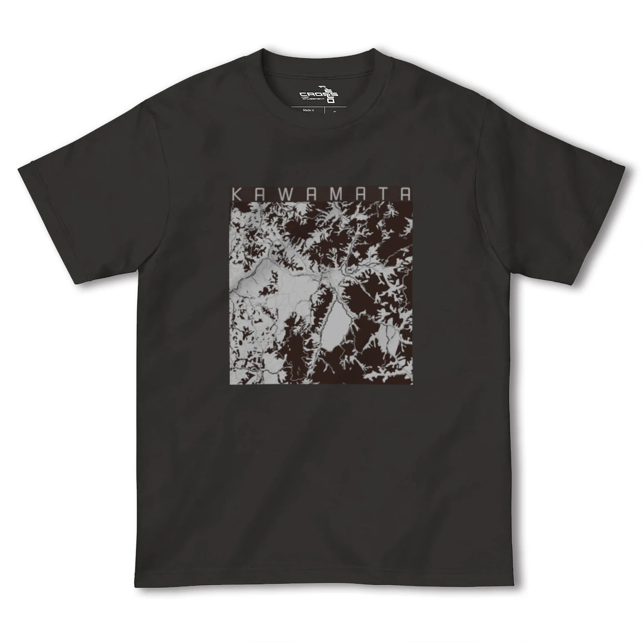 【川俣(福島県)】地図柄ヘビーウェイトTシャツ