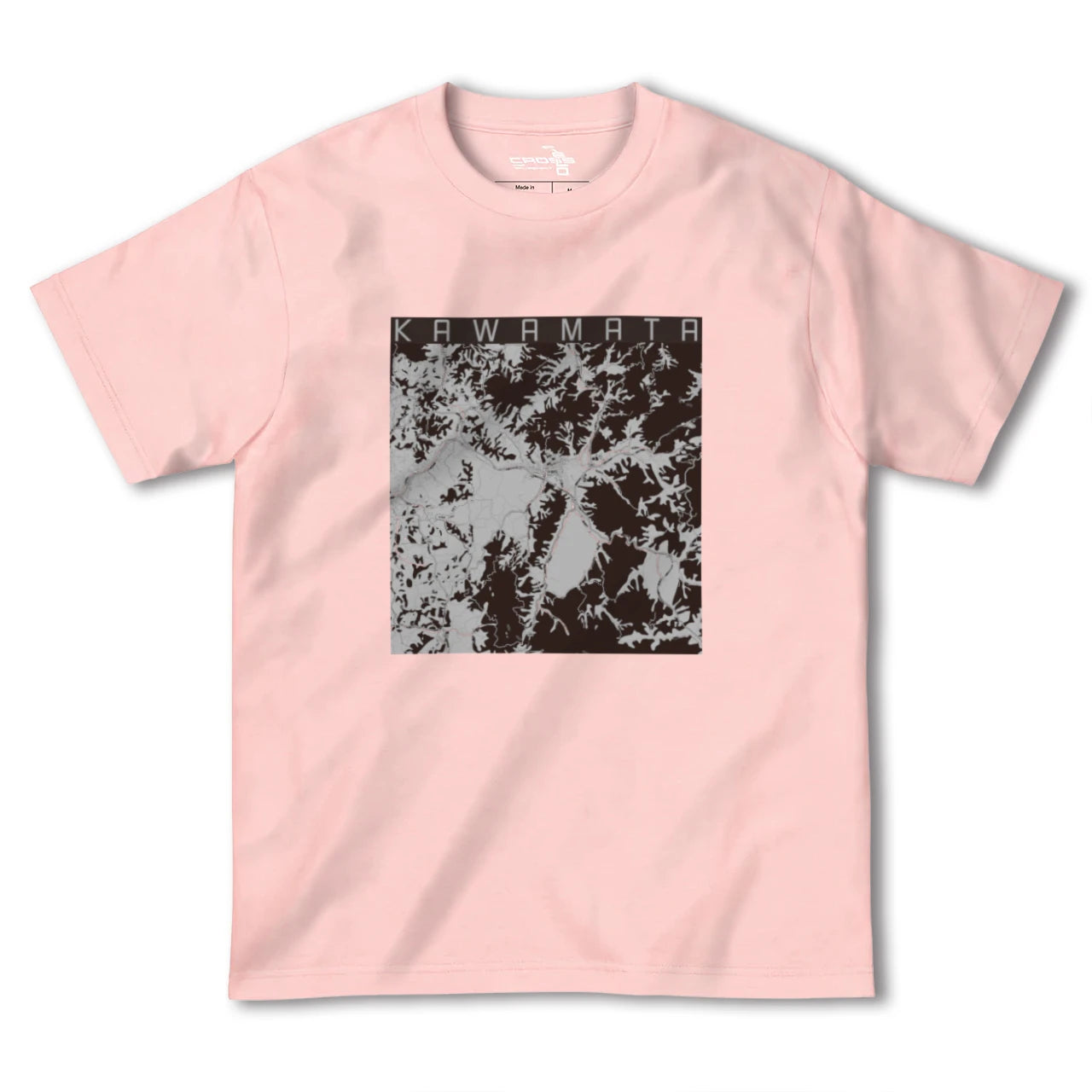 【川俣(福島県)】地図柄ヘビーウェイトTシャツ