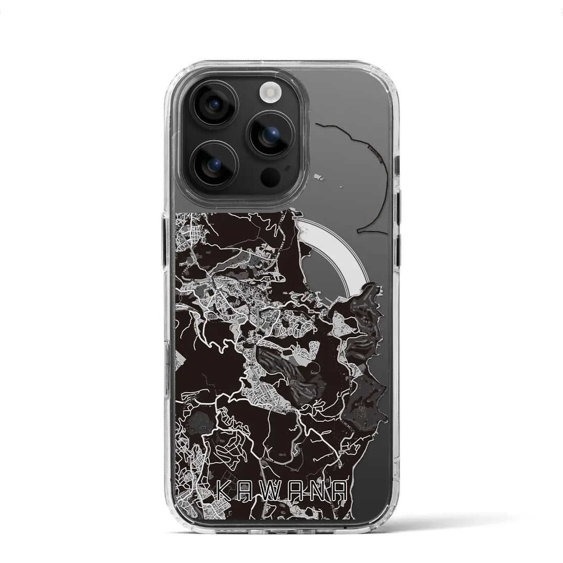 【川奈(静岡県)】地図柄iPhoneケース(MagSafeタイプ)