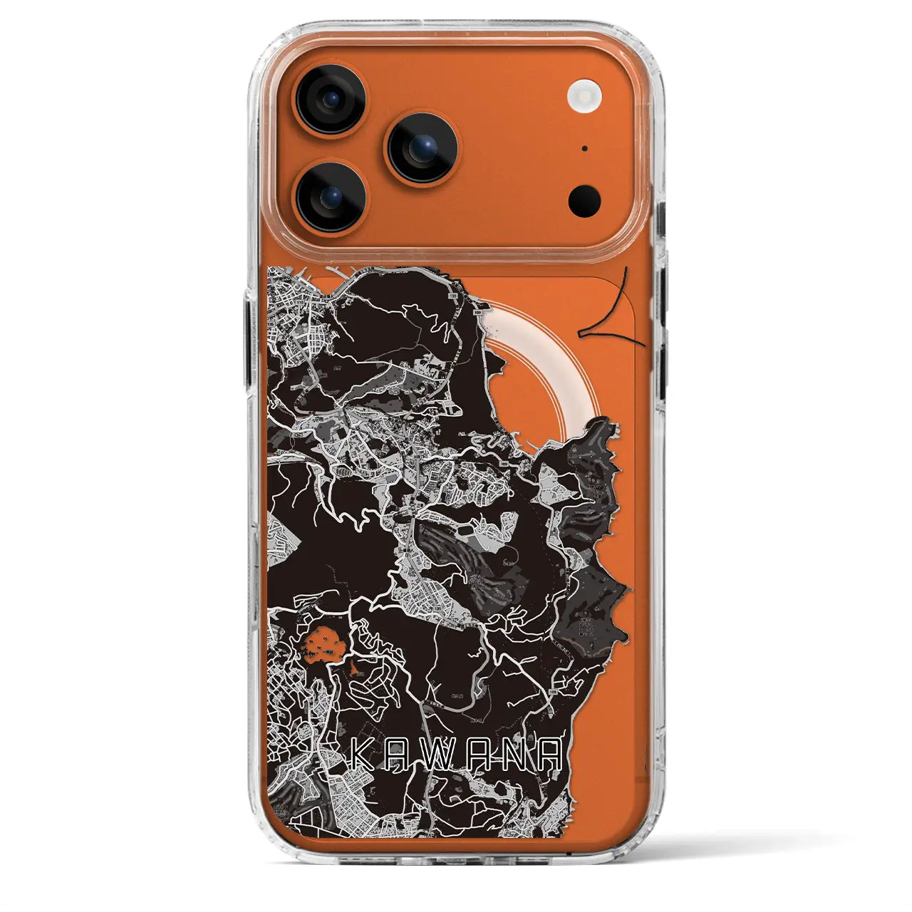 【川奈(静岡県)】地図柄iPhoneケース(MagSafeタイプ)