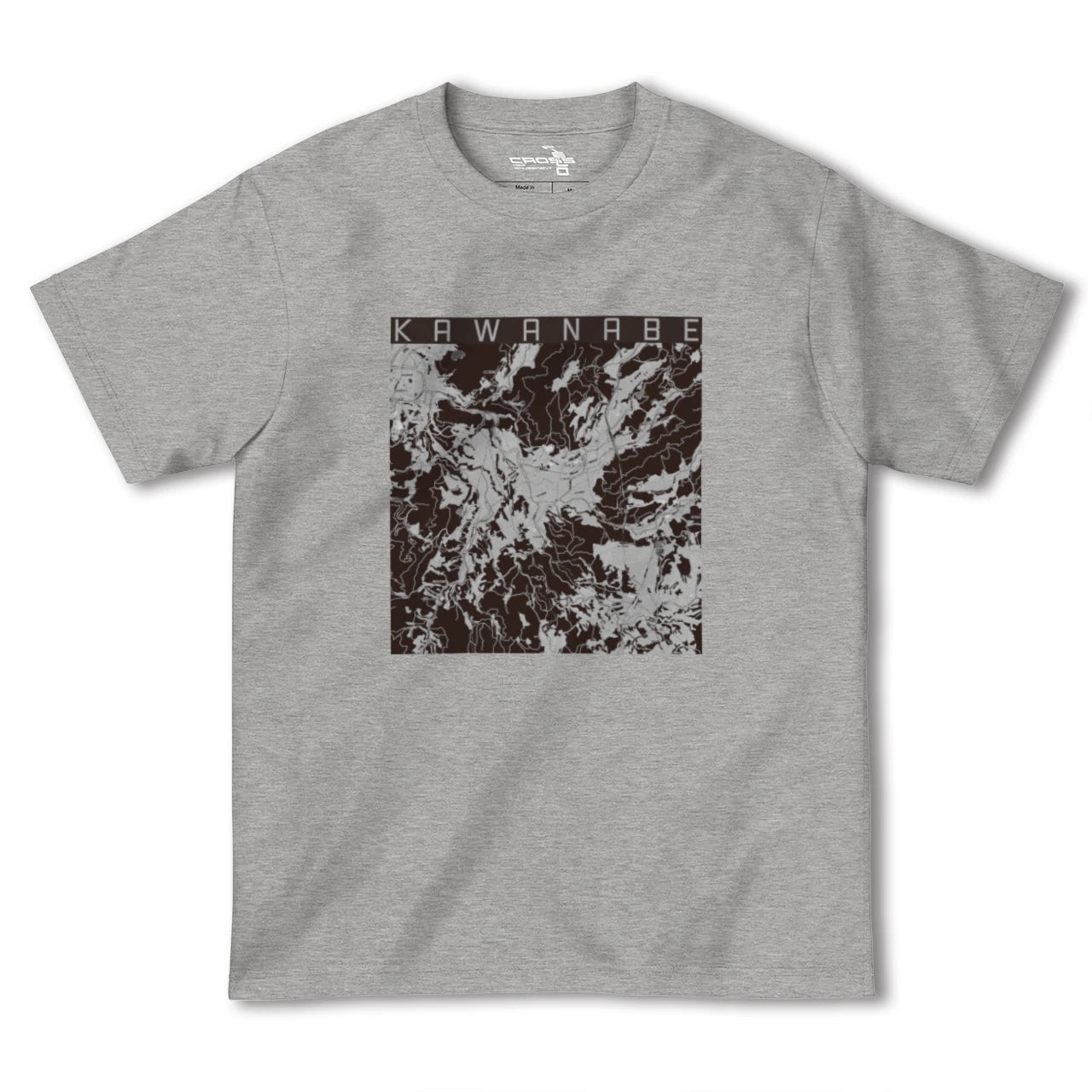 【川辺(鹿児島県)】地図柄ヘビーウェイトTシャツ