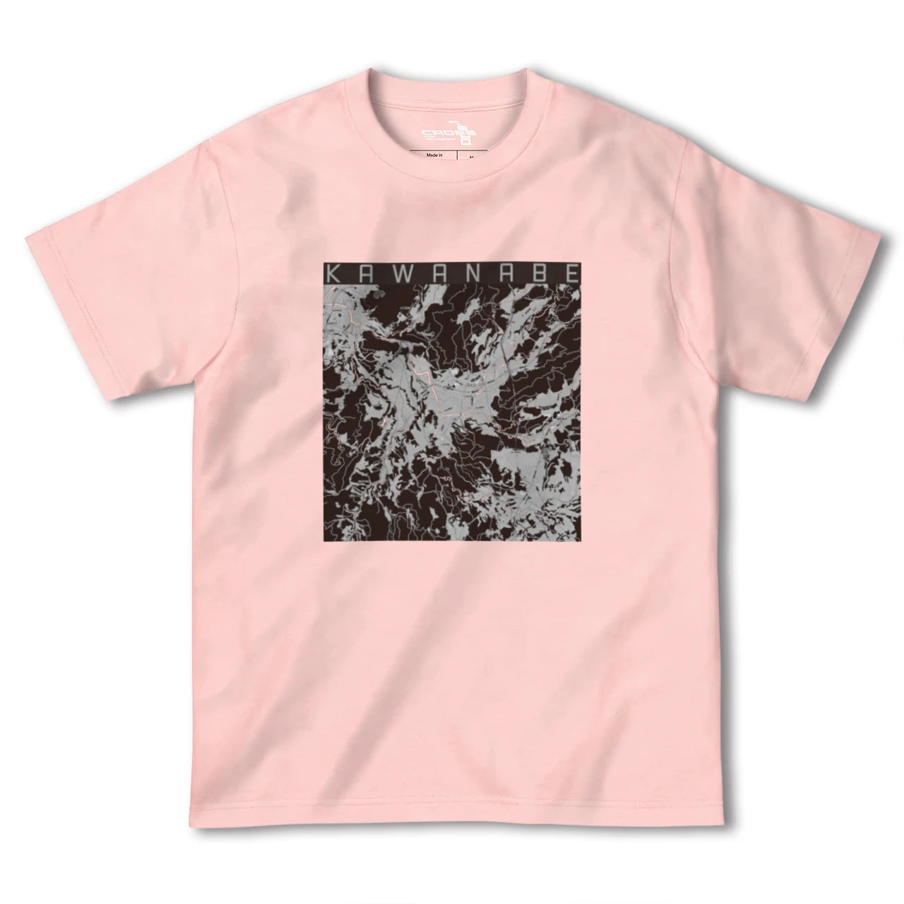 【川辺(鹿児島県)】地図柄ヘビーウェイトTシャツ