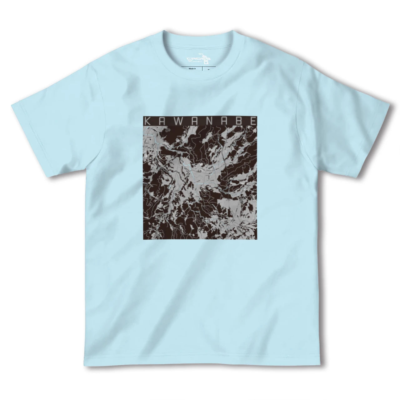 【川辺(鹿児島県)】地図柄ヘビーウェイトTシャツ