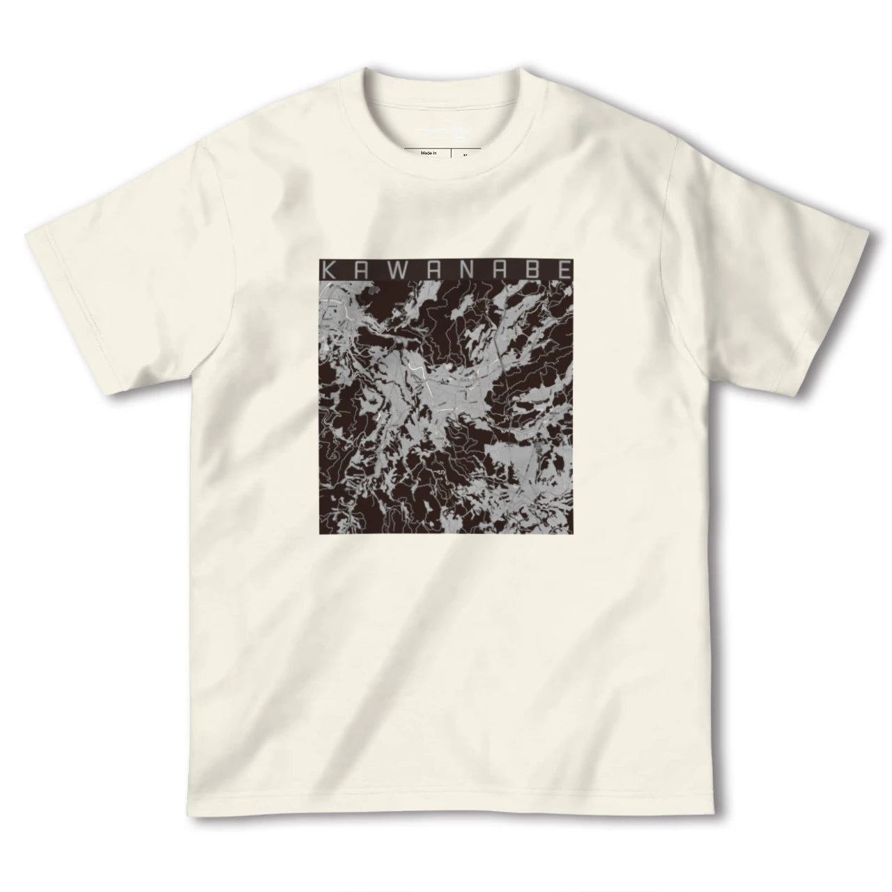 【川辺(鹿児島県)】地図柄ヘビーウェイトTシャツ