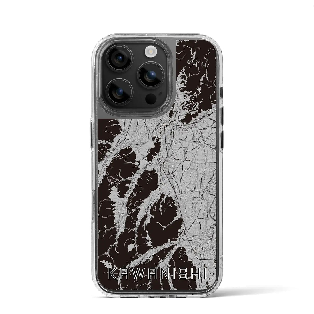 【川西(山形県)】地図柄iPhoneケース(MagSafeタイプ)