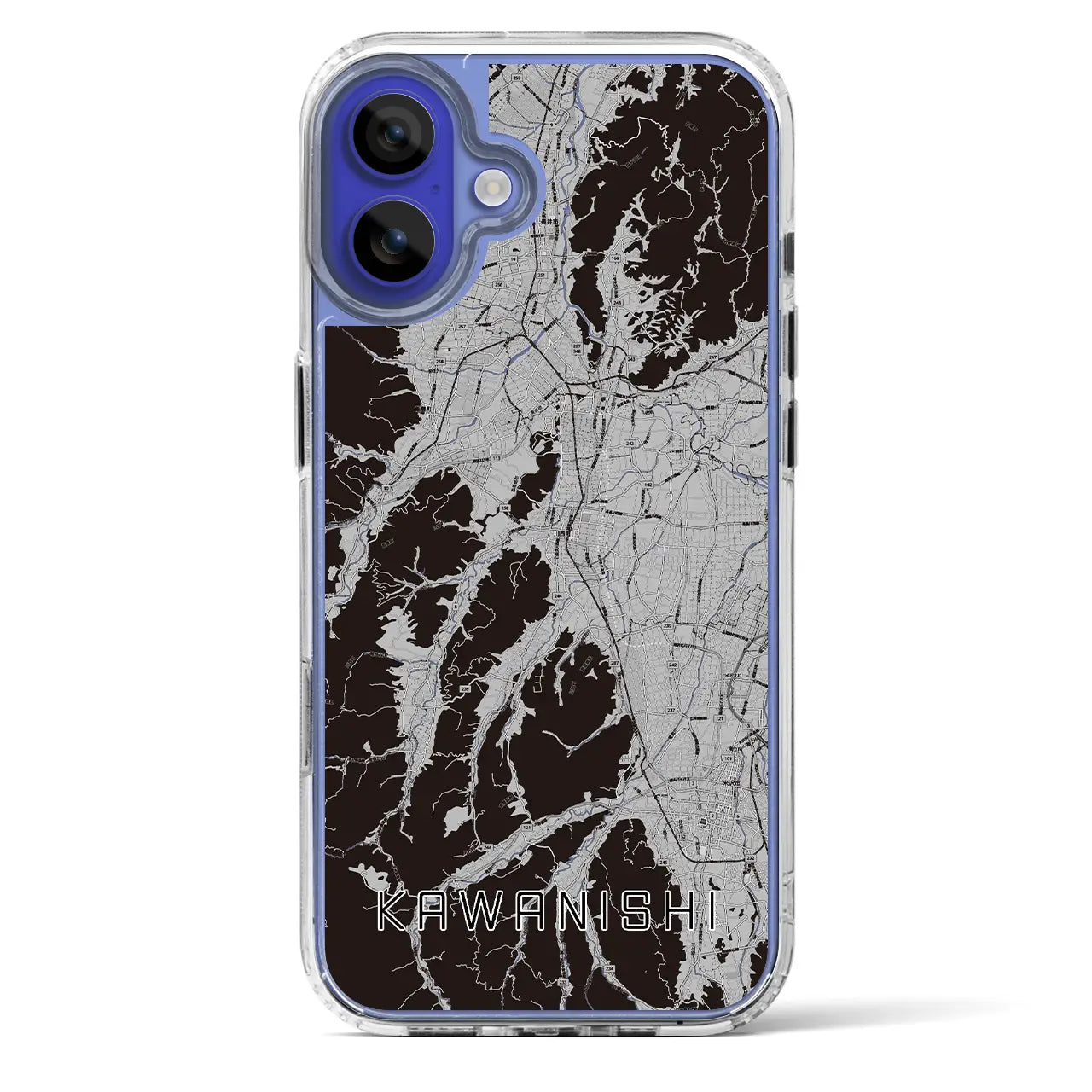 【川西(山形県)】地図柄iPhoneケース(MagSafeタイプ)