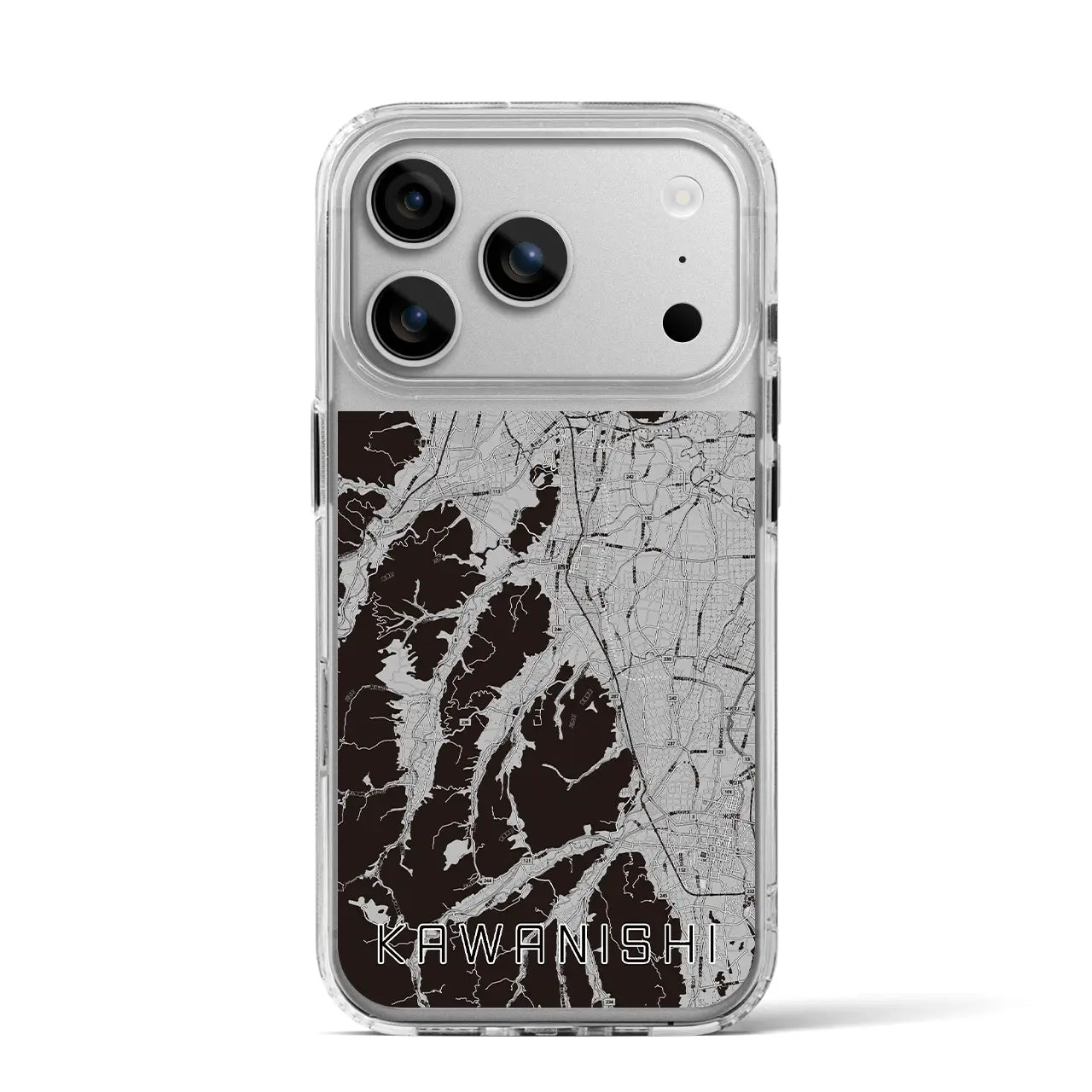 【川西(山形県)】地図柄iPhoneケース(MagSafeタイプ)