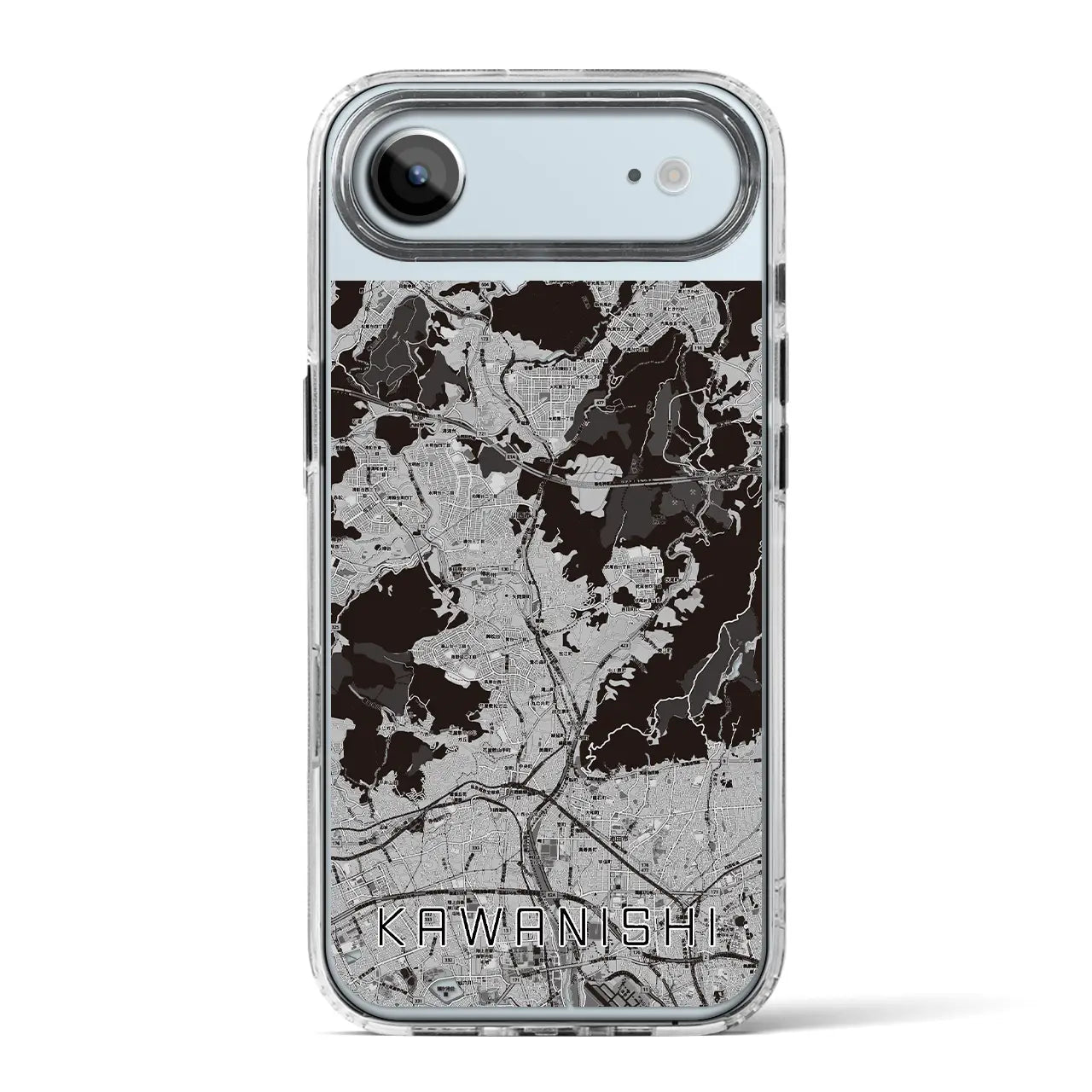 【川西(兵庫県)】地図柄iPhoneケース(MagSafeタイプ)