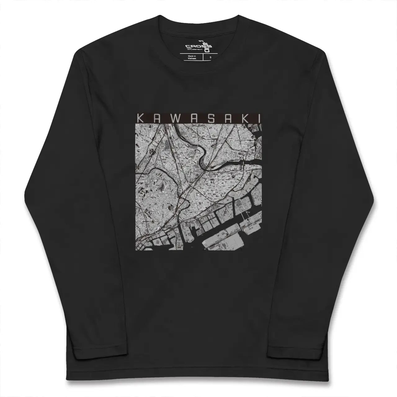 【川崎(神奈川県)】地図柄ロングスリーブTシャツ