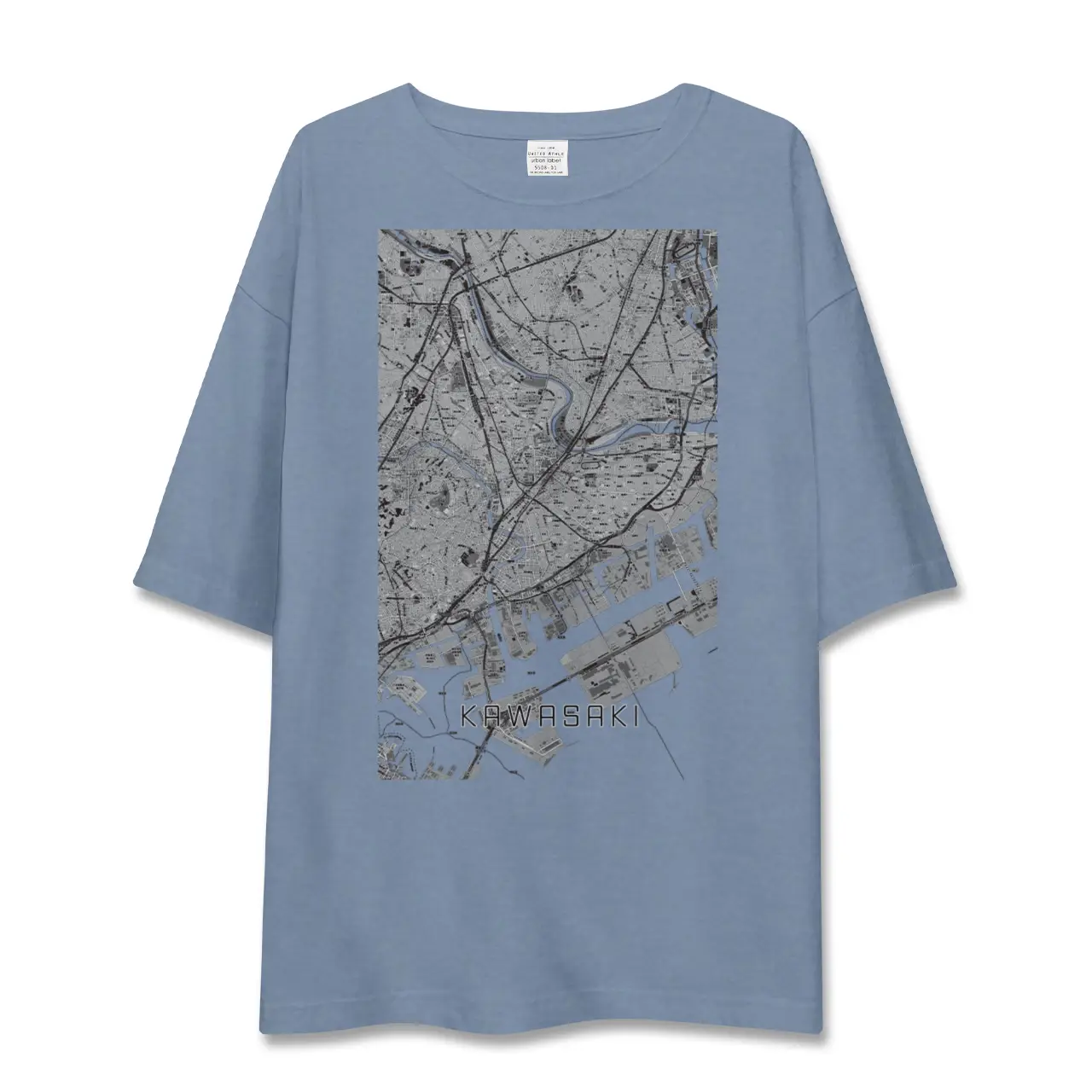 KUZIRA グラフィックTシャツ Lサイズ ジャケット柄 KUZIRA グラフィックTシャツ Lサイズ ジャケット柄 KUZIRA Tシャツ