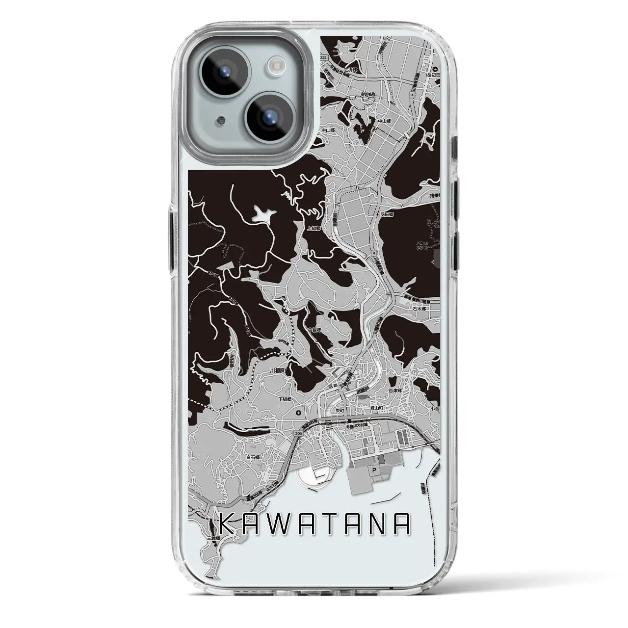 【川棚(長崎県)】地図柄iPhoneケース(MagSafeタイプ)