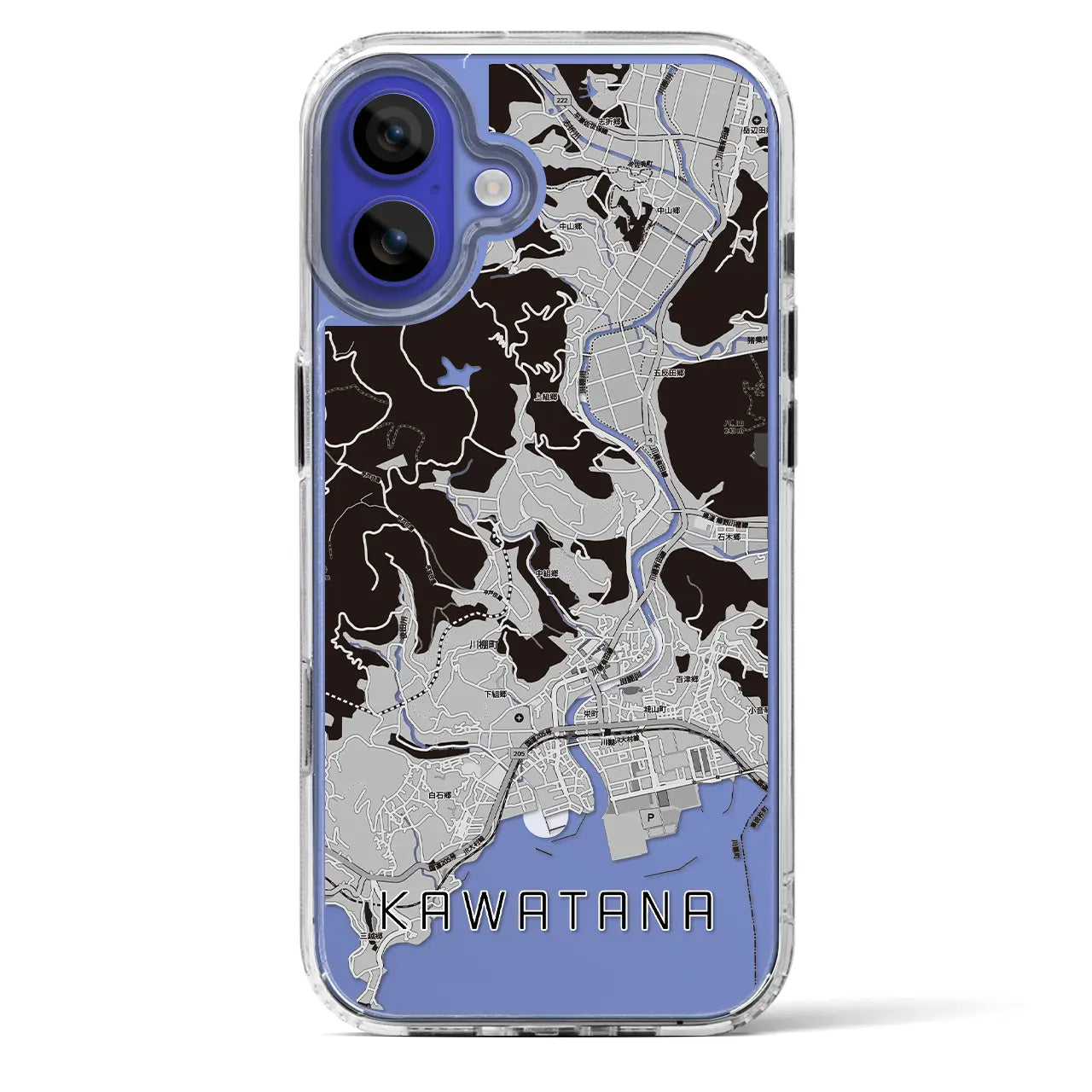 【川棚(長崎県)】地図柄iPhoneケース(MagSafeタイプ)