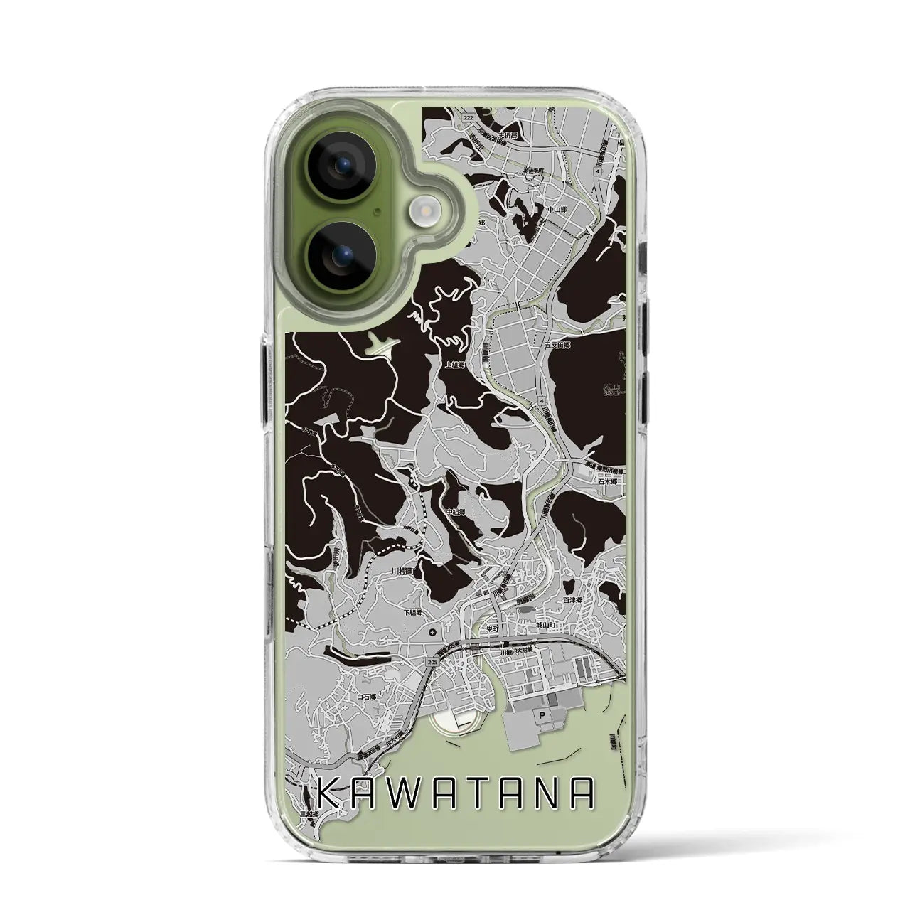 【川棚(長崎県)】地図柄iPhoneケース(MagSafeタイプ)