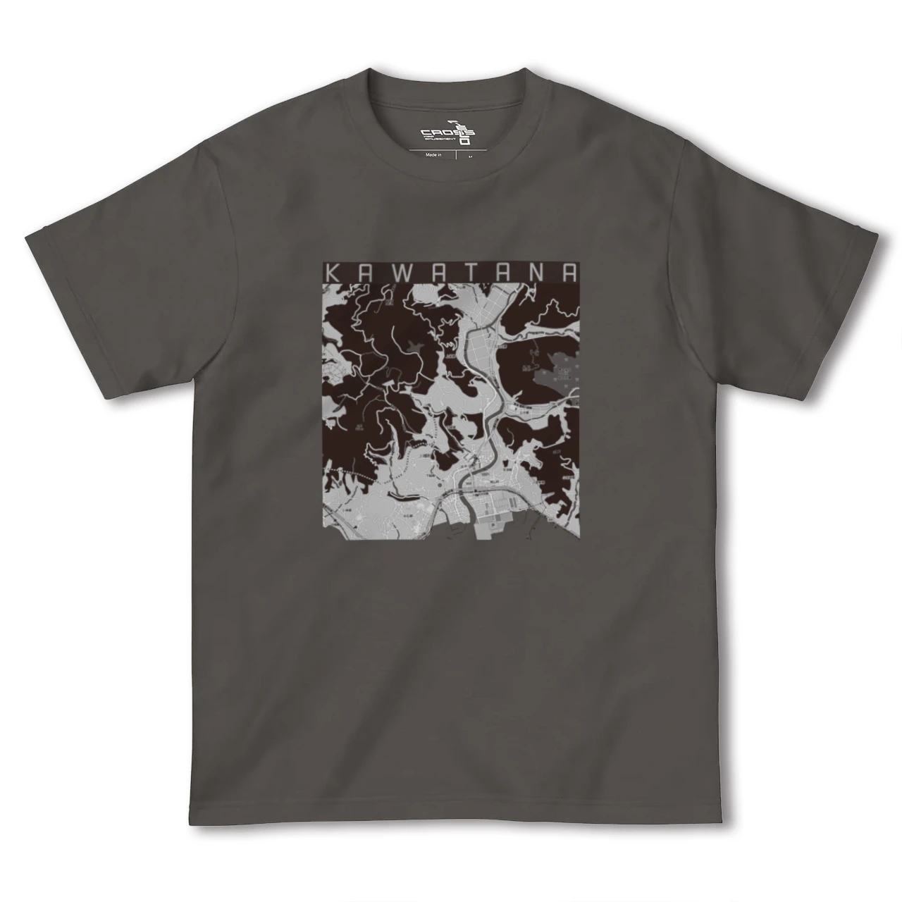 【川棚(長崎県)】地図柄ヘビーウェイトTシャツ