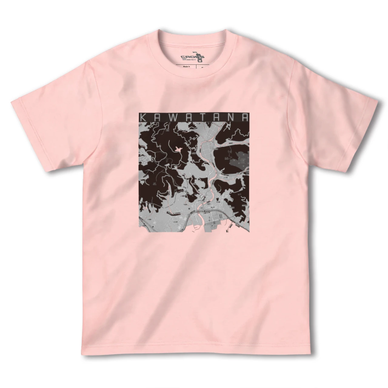 【川棚(長崎県)】地図柄ヘビーウェイトTシャツ