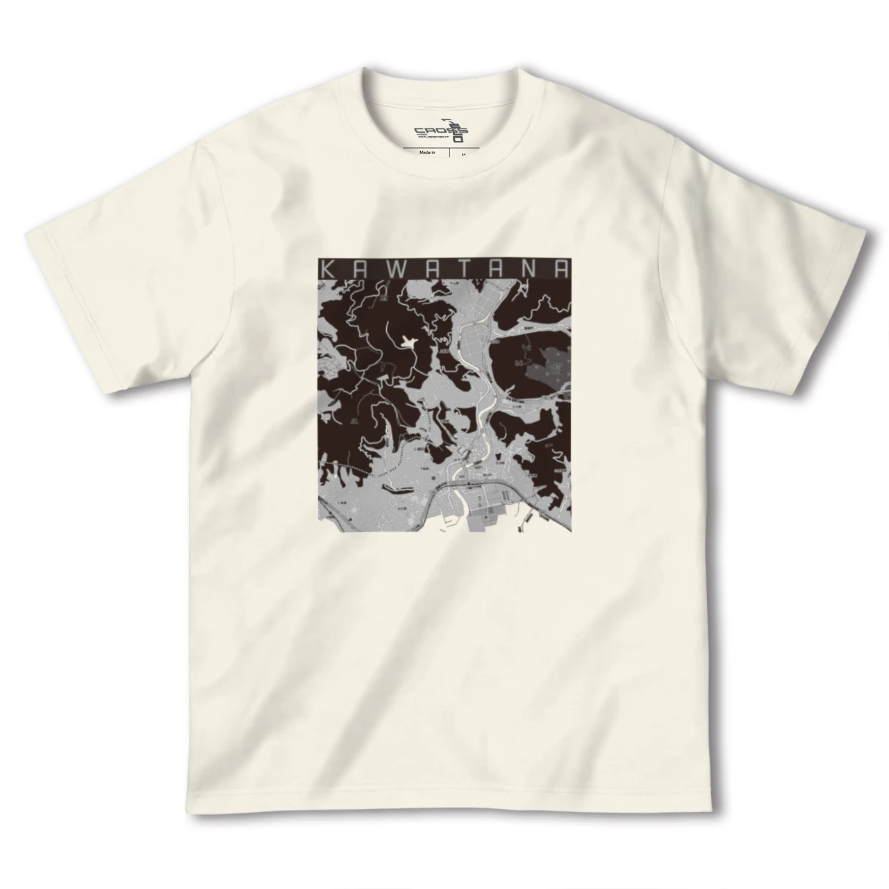 【川棚(長崎県)】地図柄ヘビーウェイトTシャツ