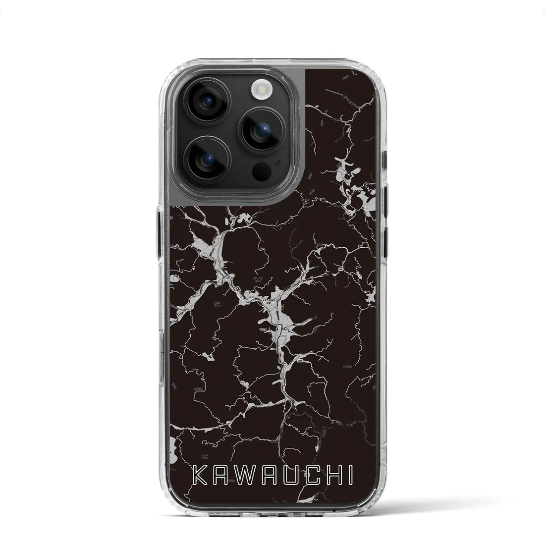 【川内(福島県)】地図柄iPhoneケース(MagSafeタイプ)